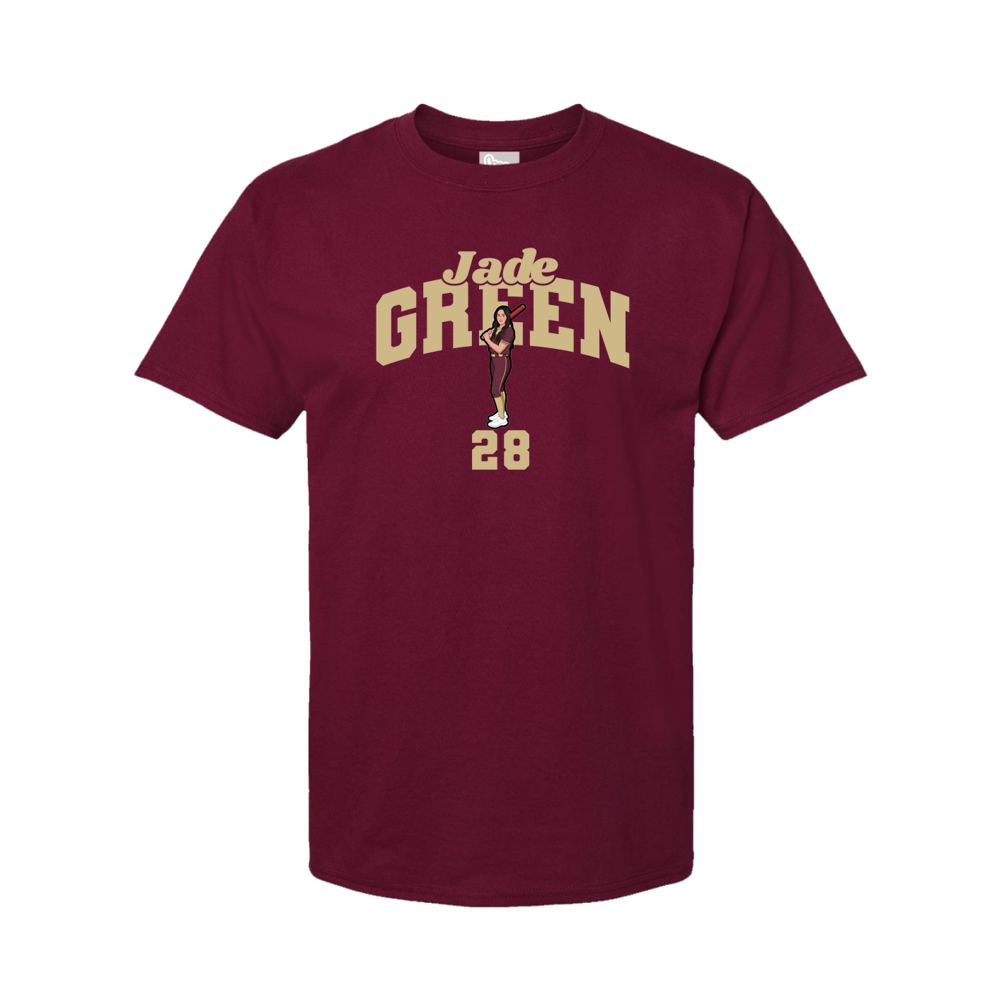 Tee — Signature Arch in Cardinal