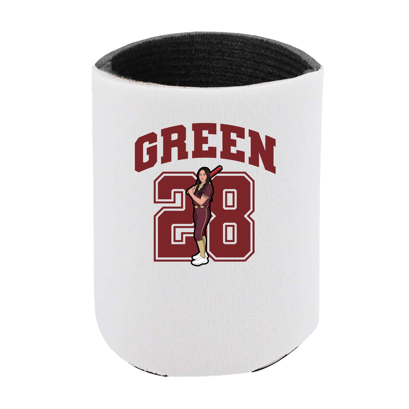 Can Holder — Number in White