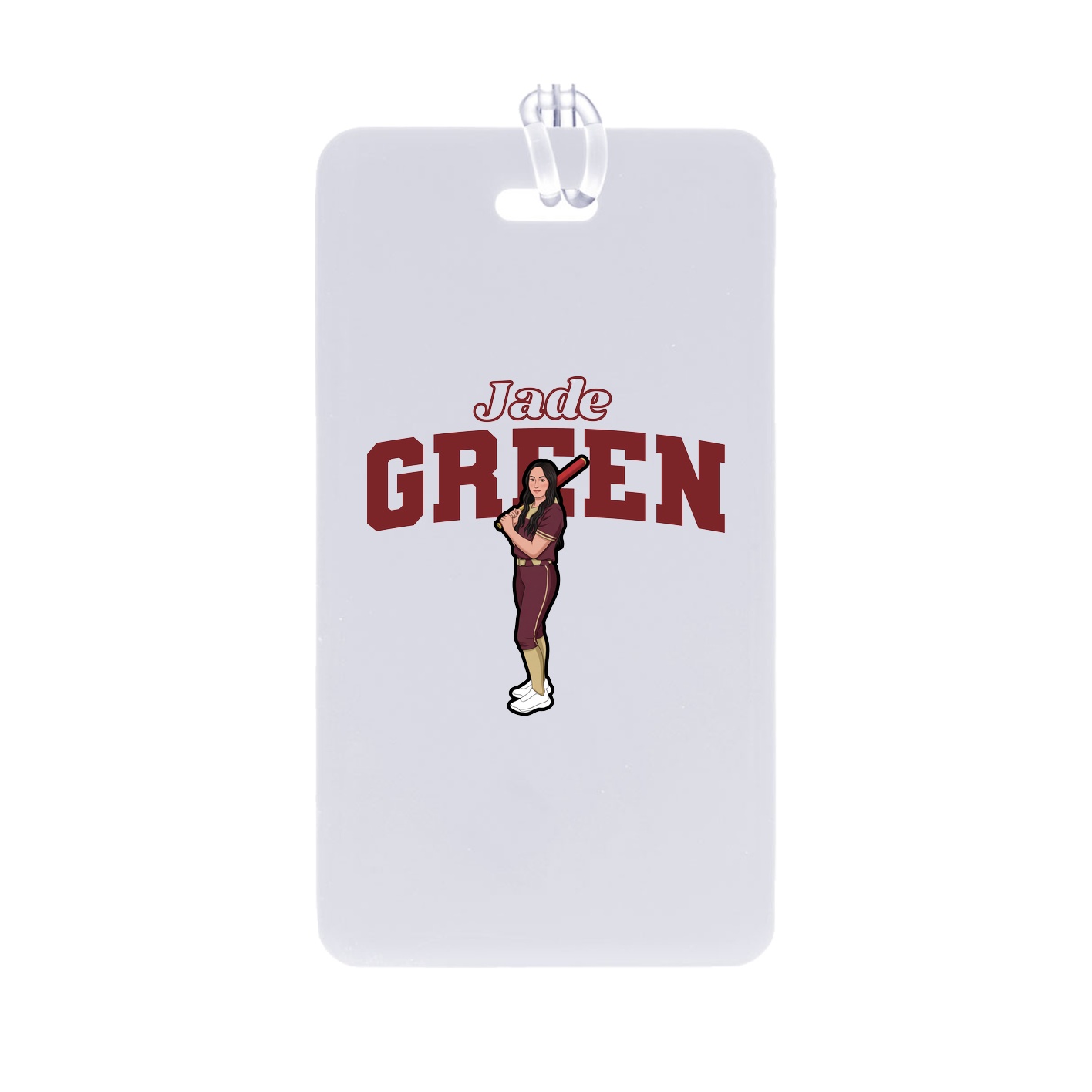 Bag Tag — Name Arch in Classic