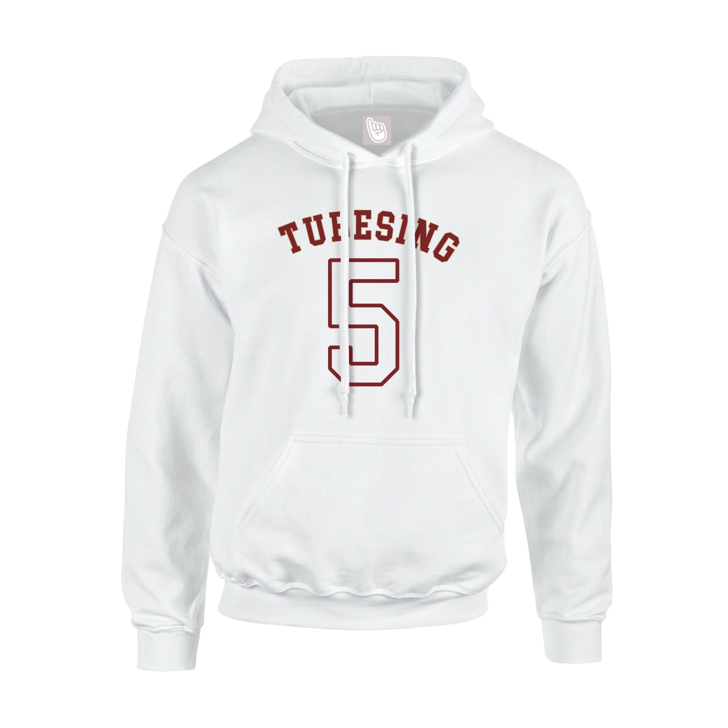 Youth Hoodie — Shirsey Arch in White