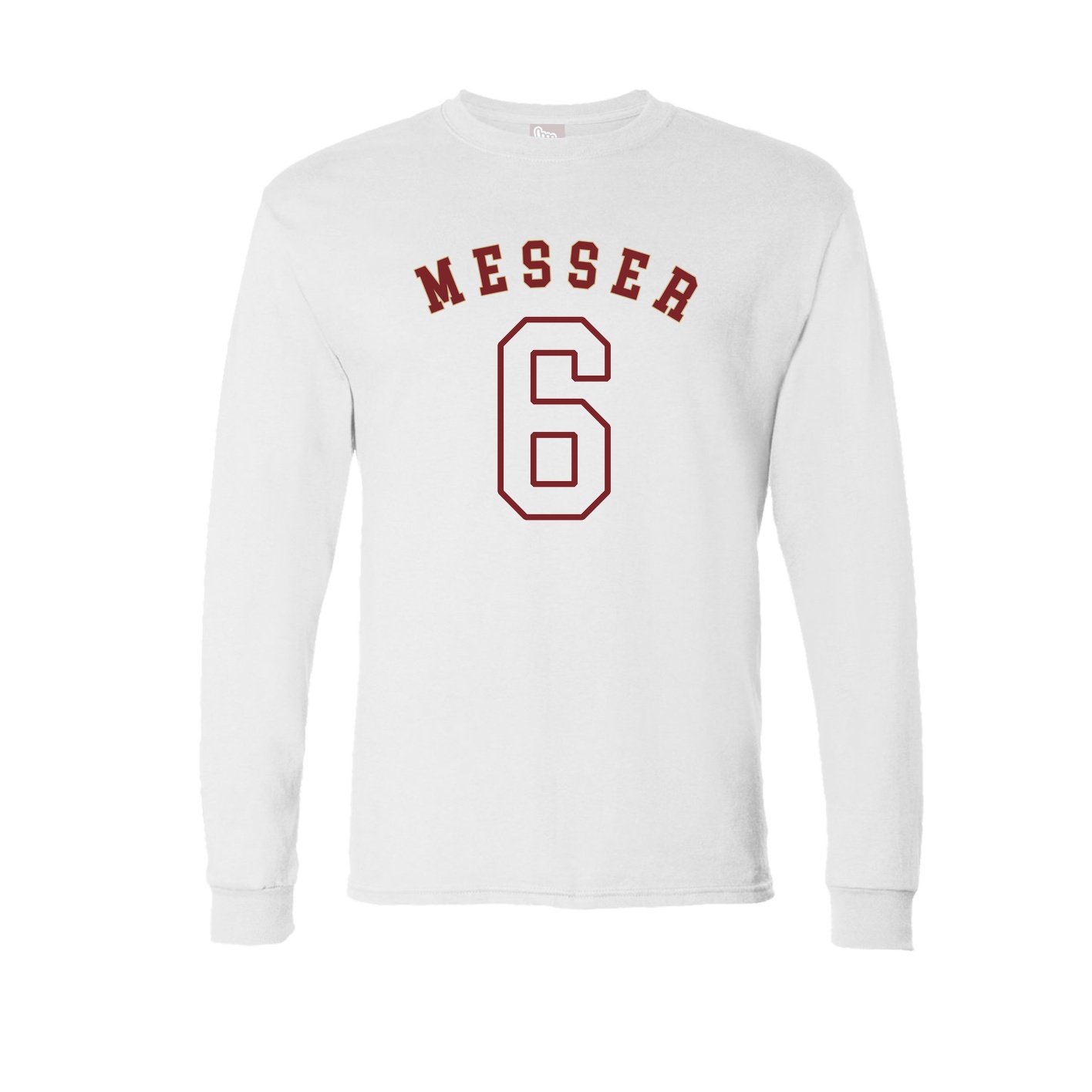 Long Sleeve Tee — Shirsey Arch in White