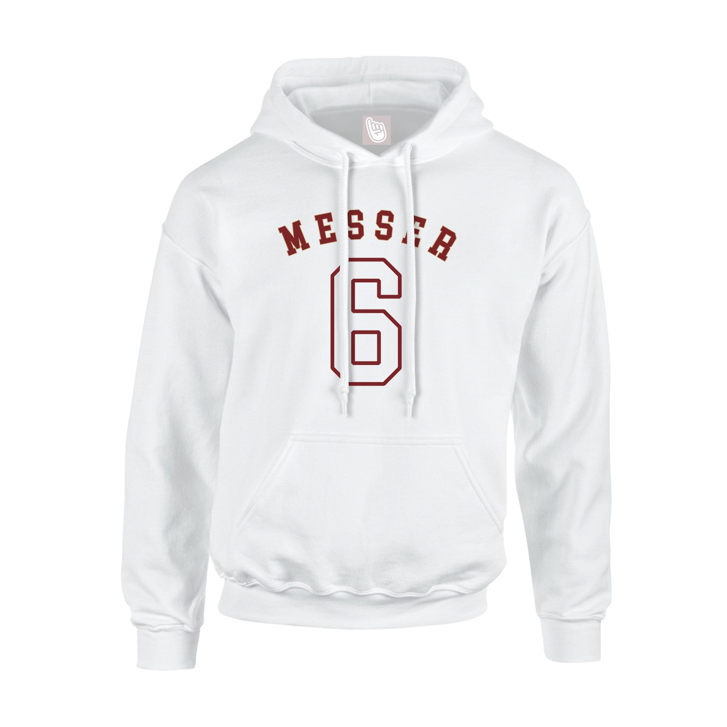 Youth Hoodie — Shirsey Arch in White