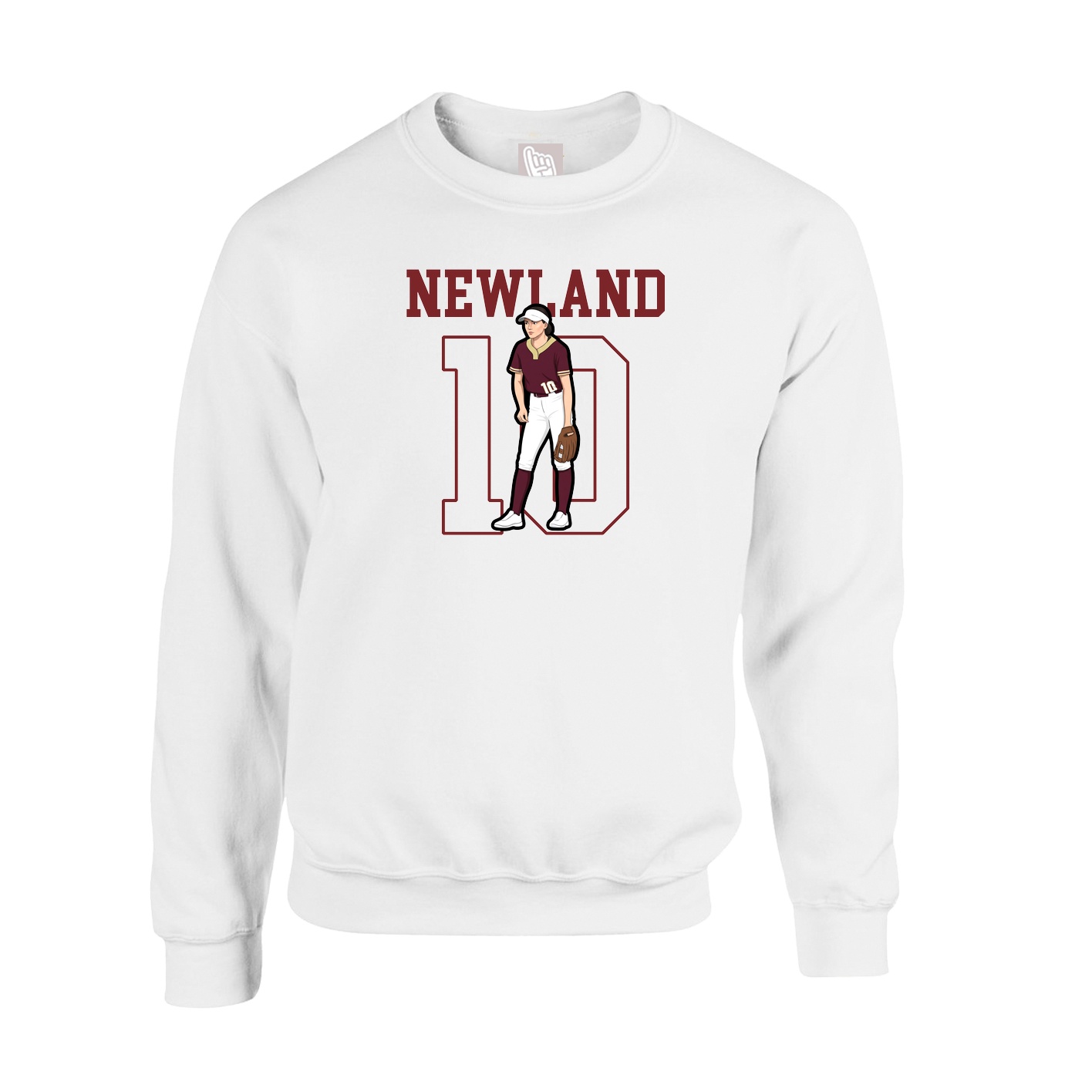 Fleece Crew — Shirsey in White