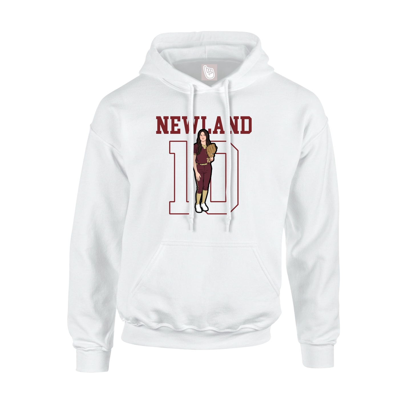 Youth Hoodie — Shirsey in White