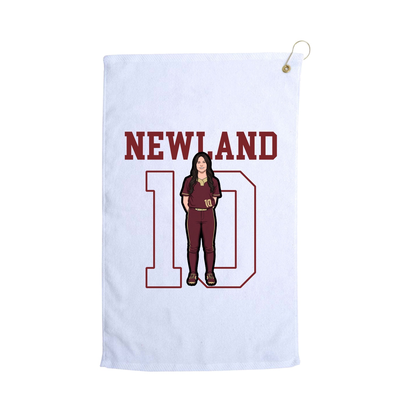 Golf Towel — Shirsey in White