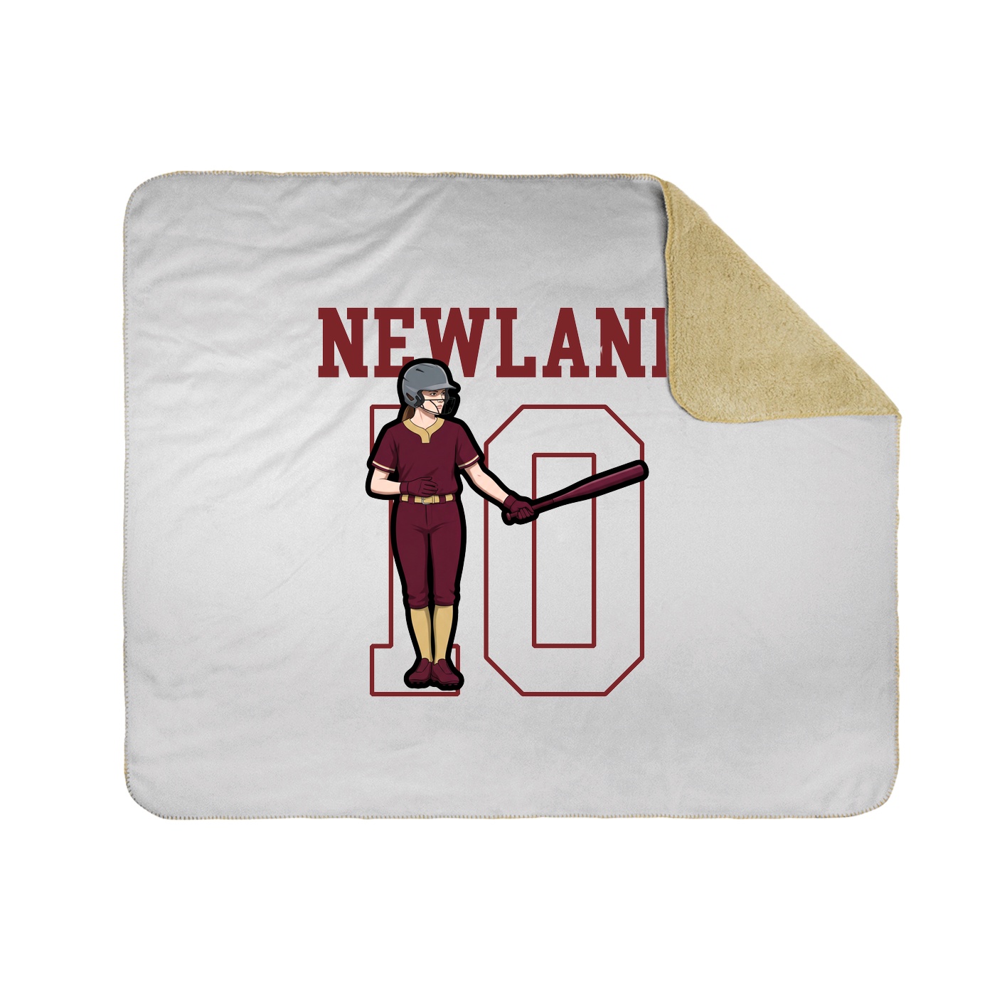 Throw Blanket — Shirsey in White