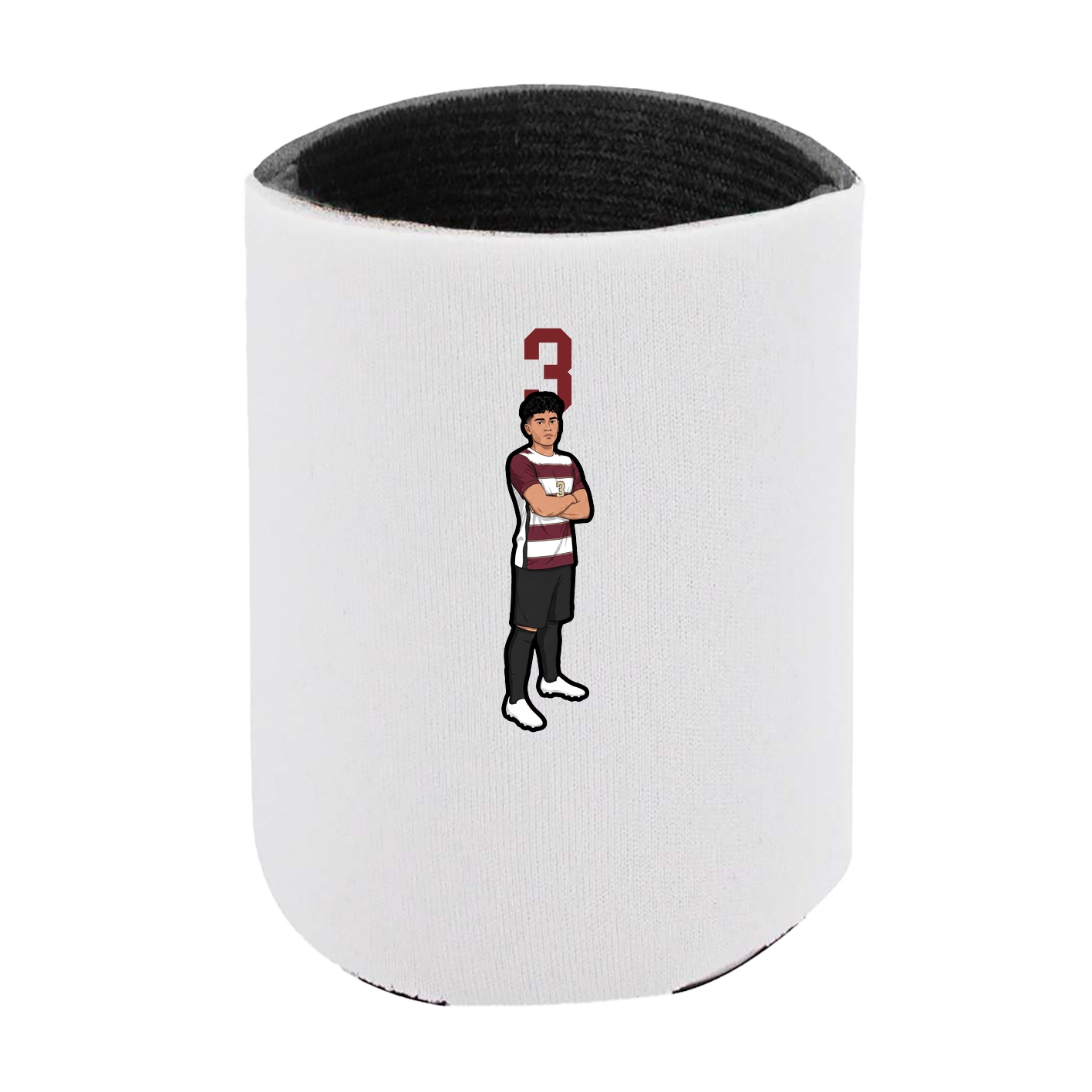Can Holder — Number Top in White