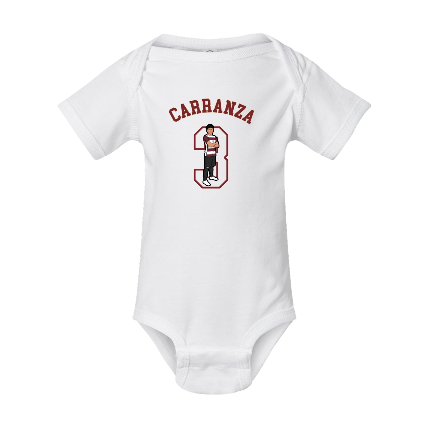 Baby Onesie — Shirsey Arch in White