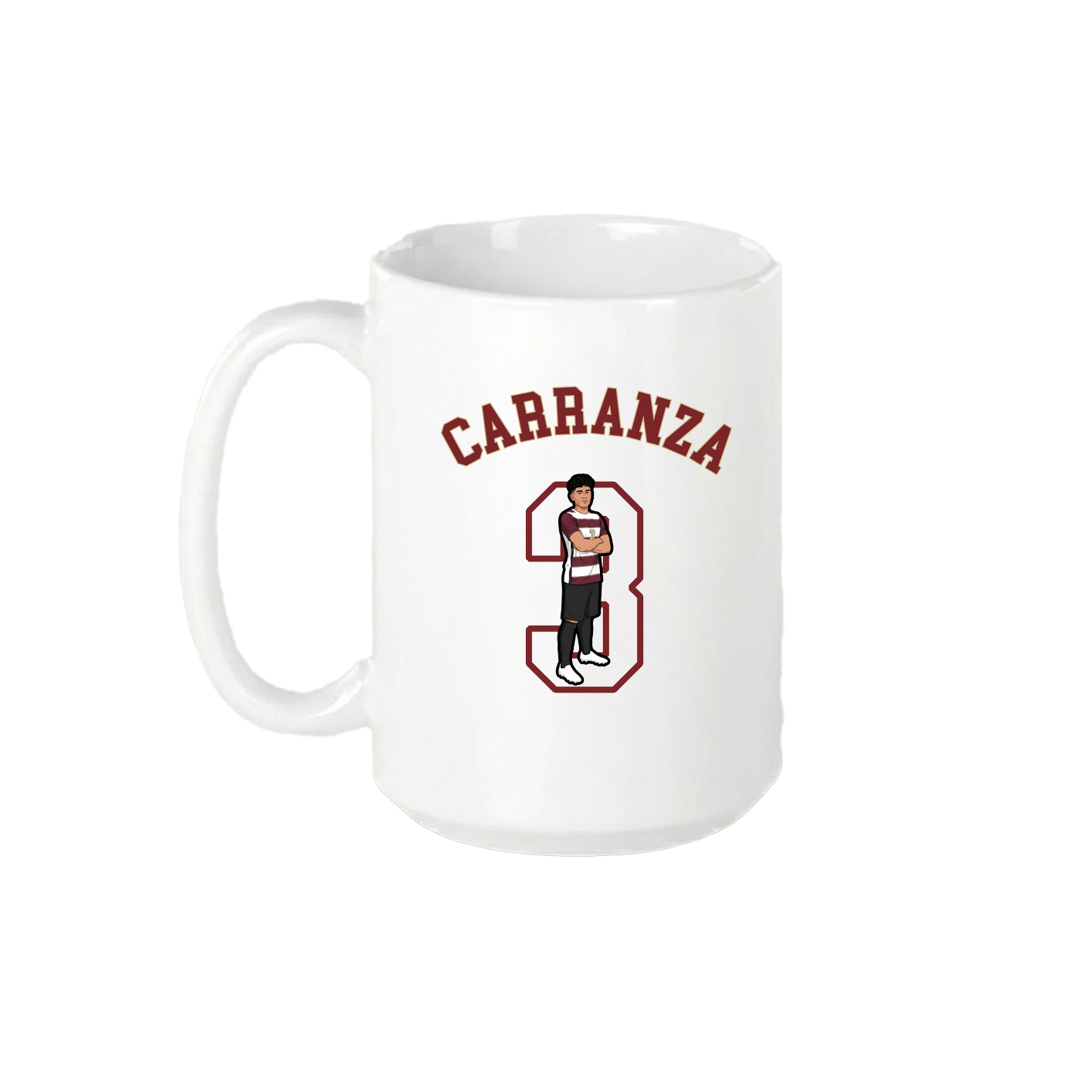 15oz Coffee Mug — Shirsey Arch in White