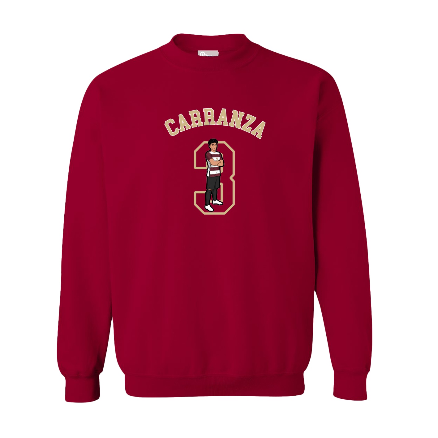 Fleece Crew — Shirsey Arch in Cardinal