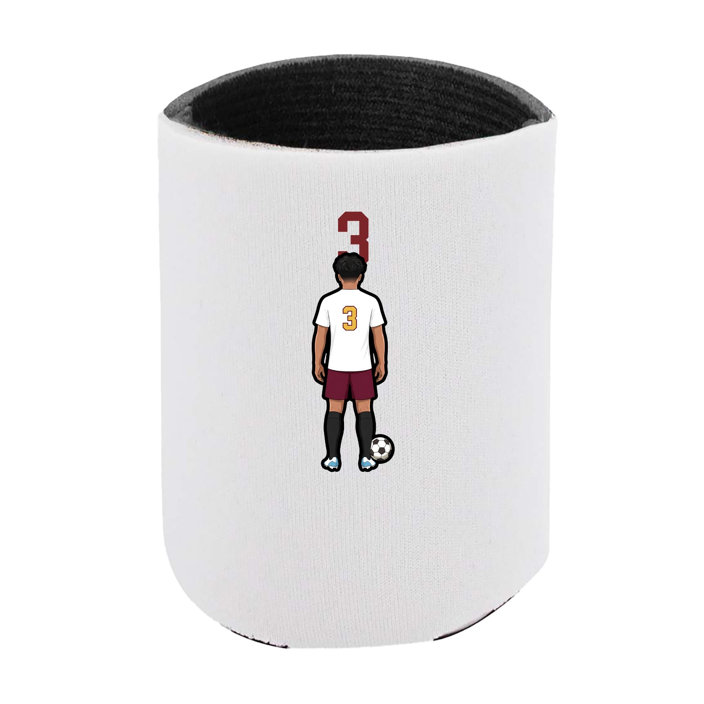 Can Holder — Number Top in White
