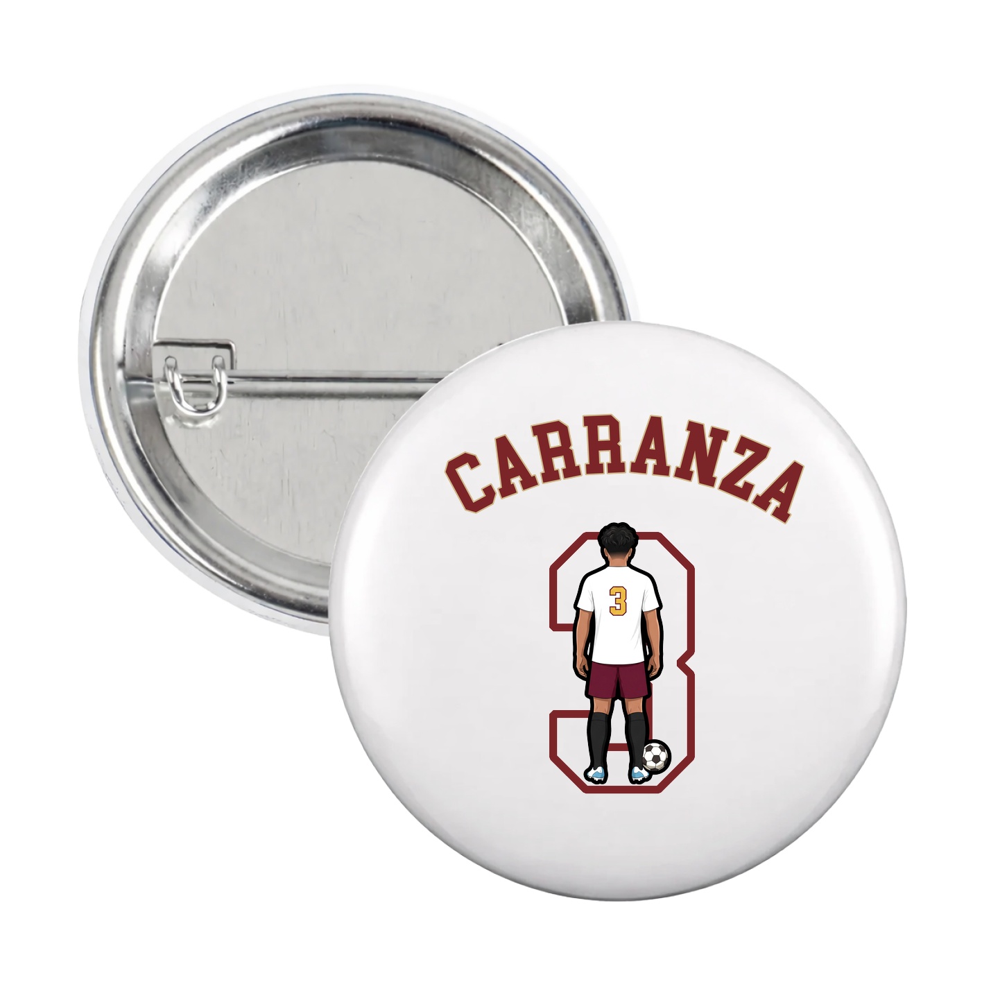 Game Day Button — Shirsey Arch in White