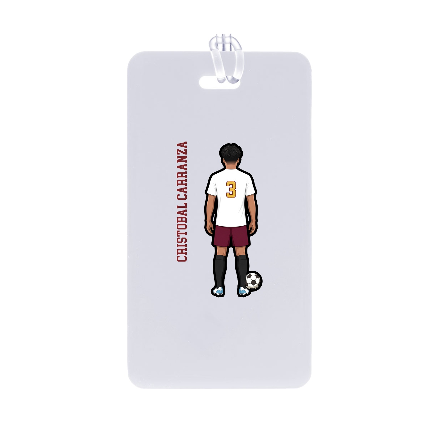 Bag Tag — Name Vertical in Classic