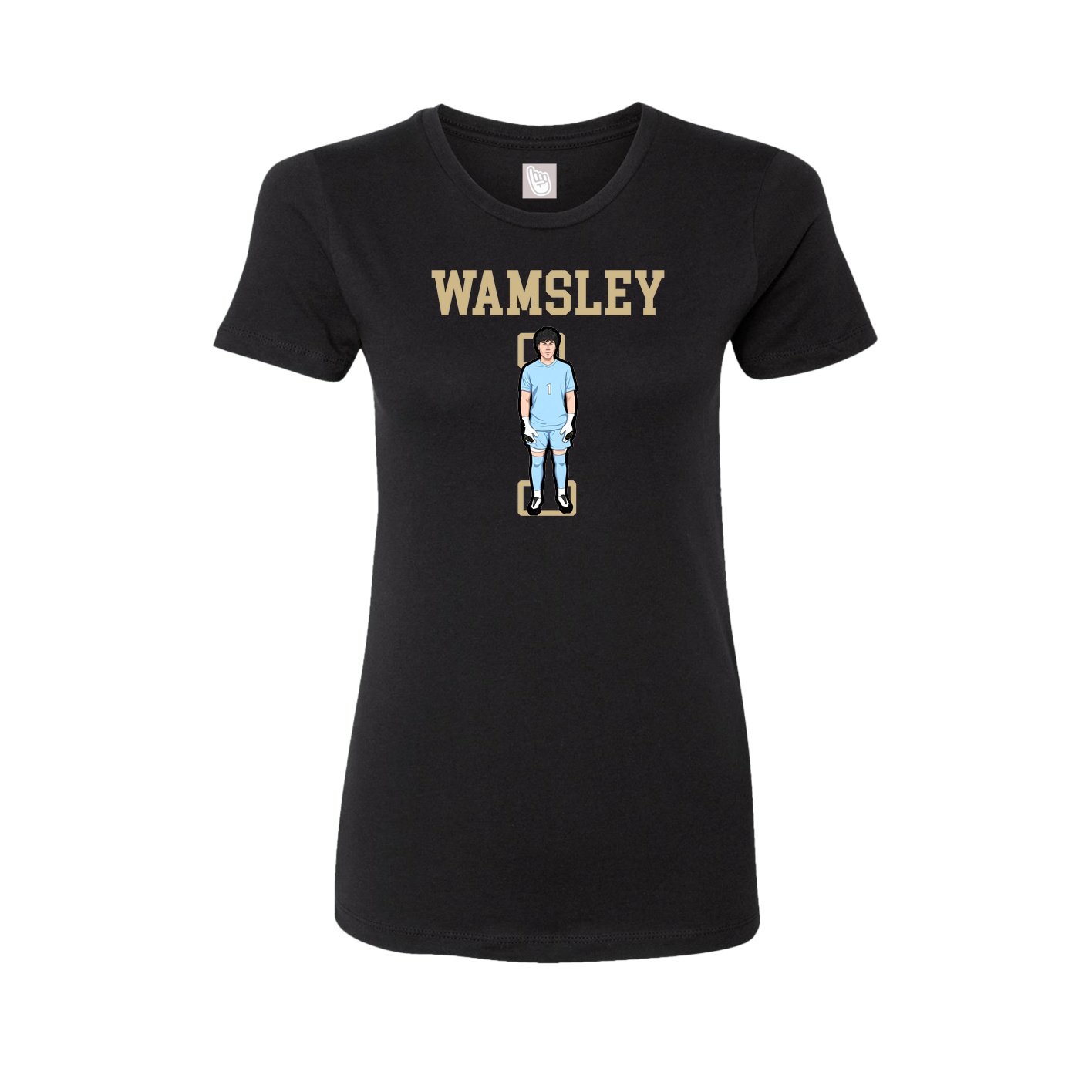 Fitted Women's Tee — Shirsey in Black