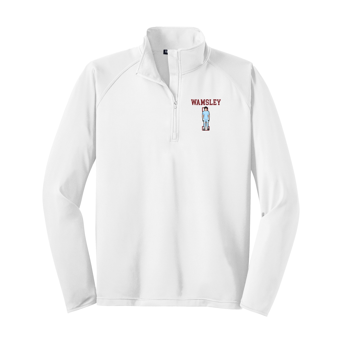 Q-Zip Pullover — Shirsey in White