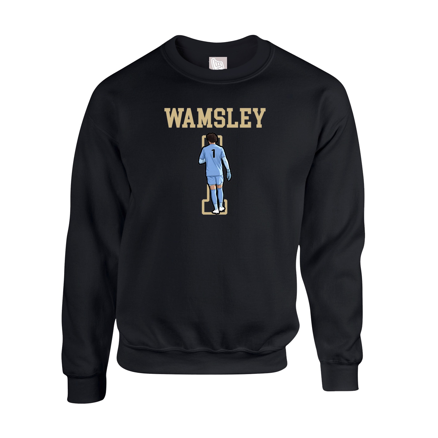 Fleece Crew — Shirsey in Black