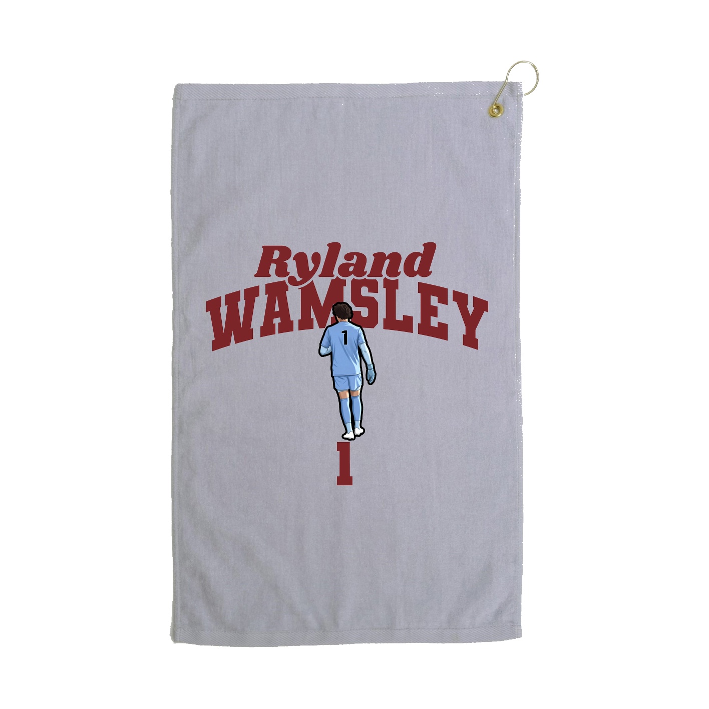 Golf Towel — Signature Arch in Grey