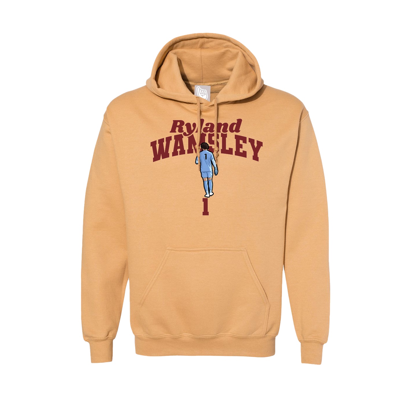 Hoodie — Signature Arch in Vegas Gold