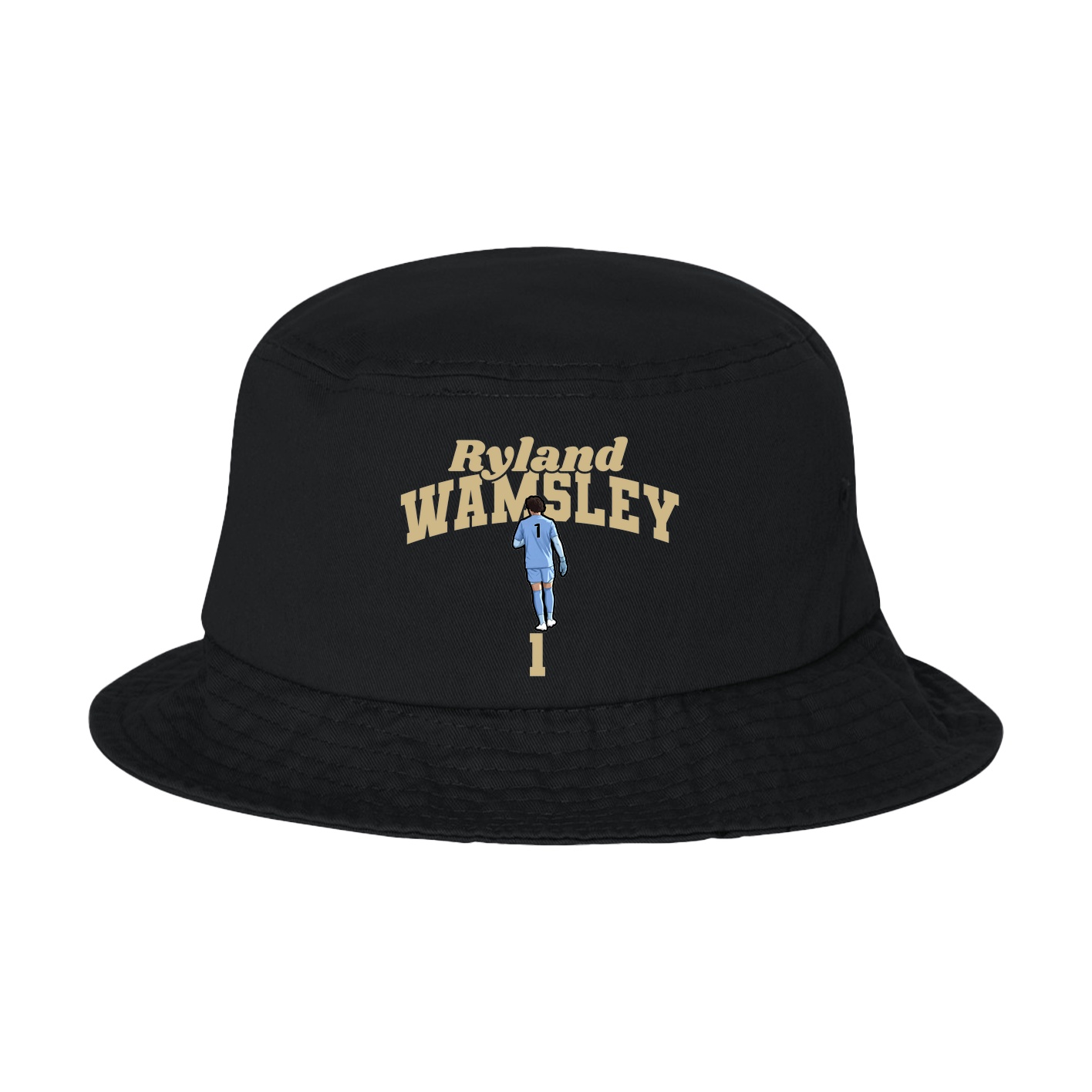 Bucket Cap — Signature Arch in Black