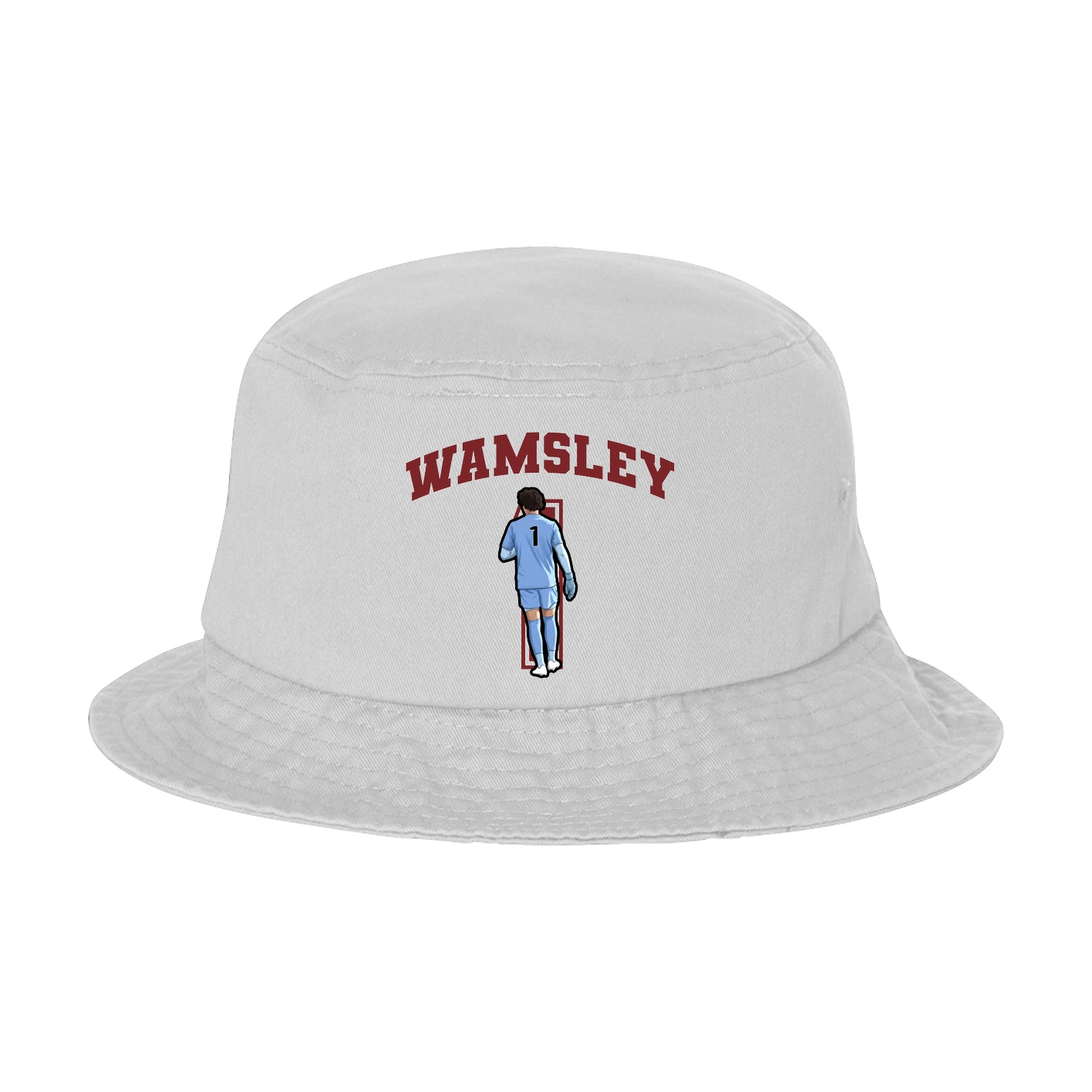 Bucket Cap — Number in White