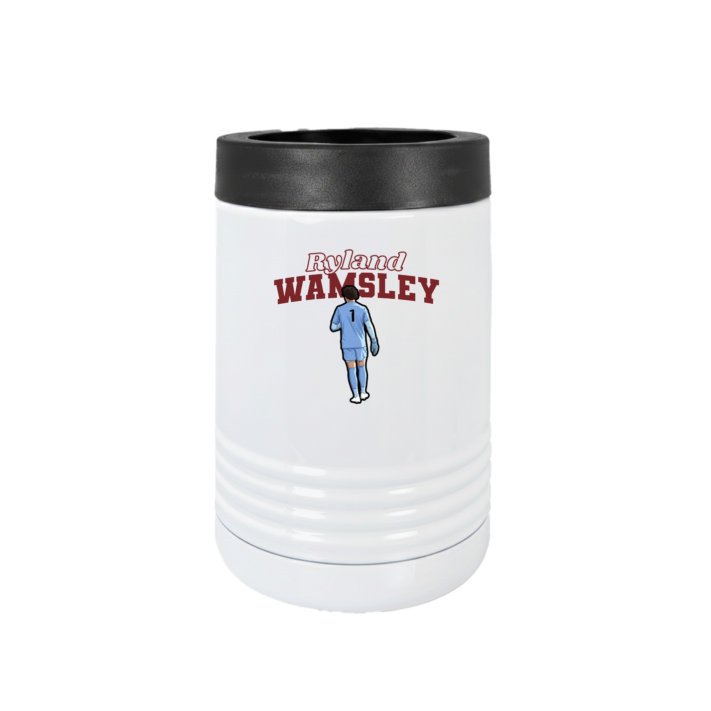 Beverage Holder — Name Arch in White