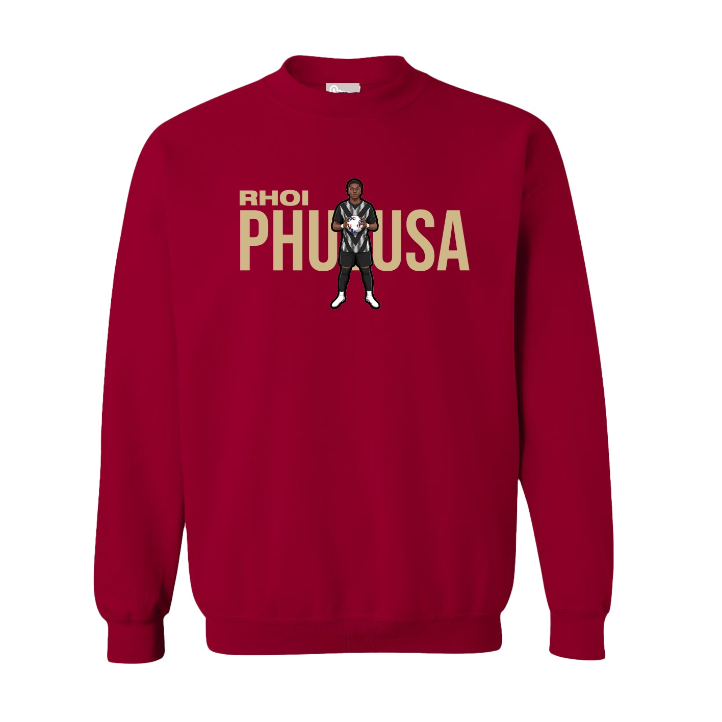 Fleece Crew — Player Name in Cardinal
