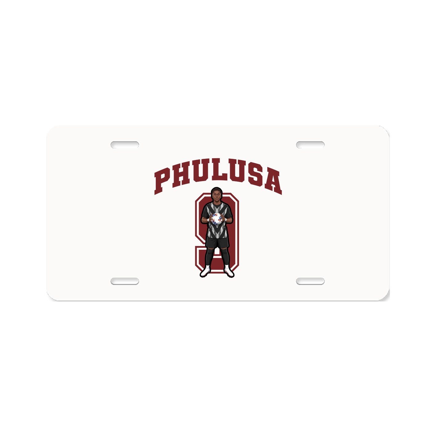 License Plate — Number in Classic