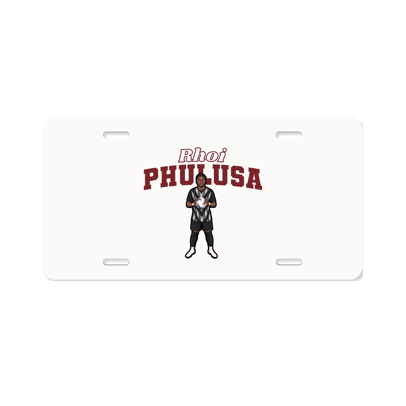 License Plate — Name Arch in Classic