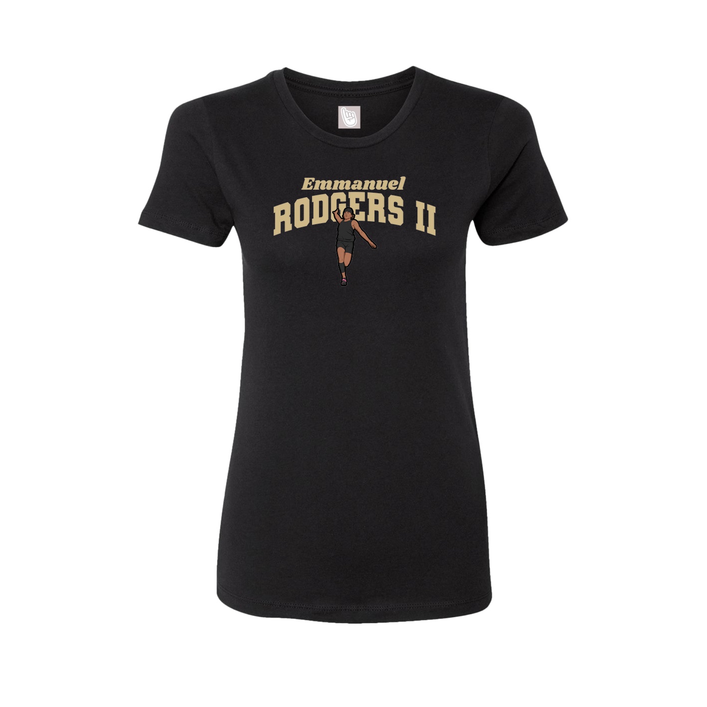 Womens Tee — Signature Arch in Black