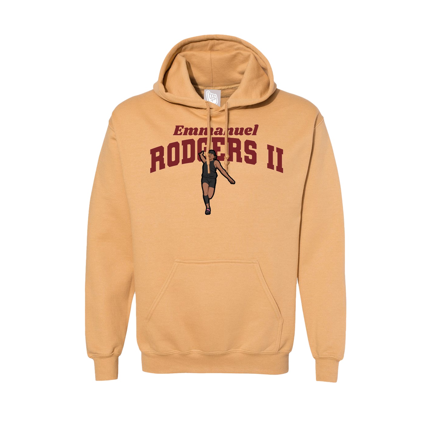 Hoodie — Signature Arch in Vegas Gold