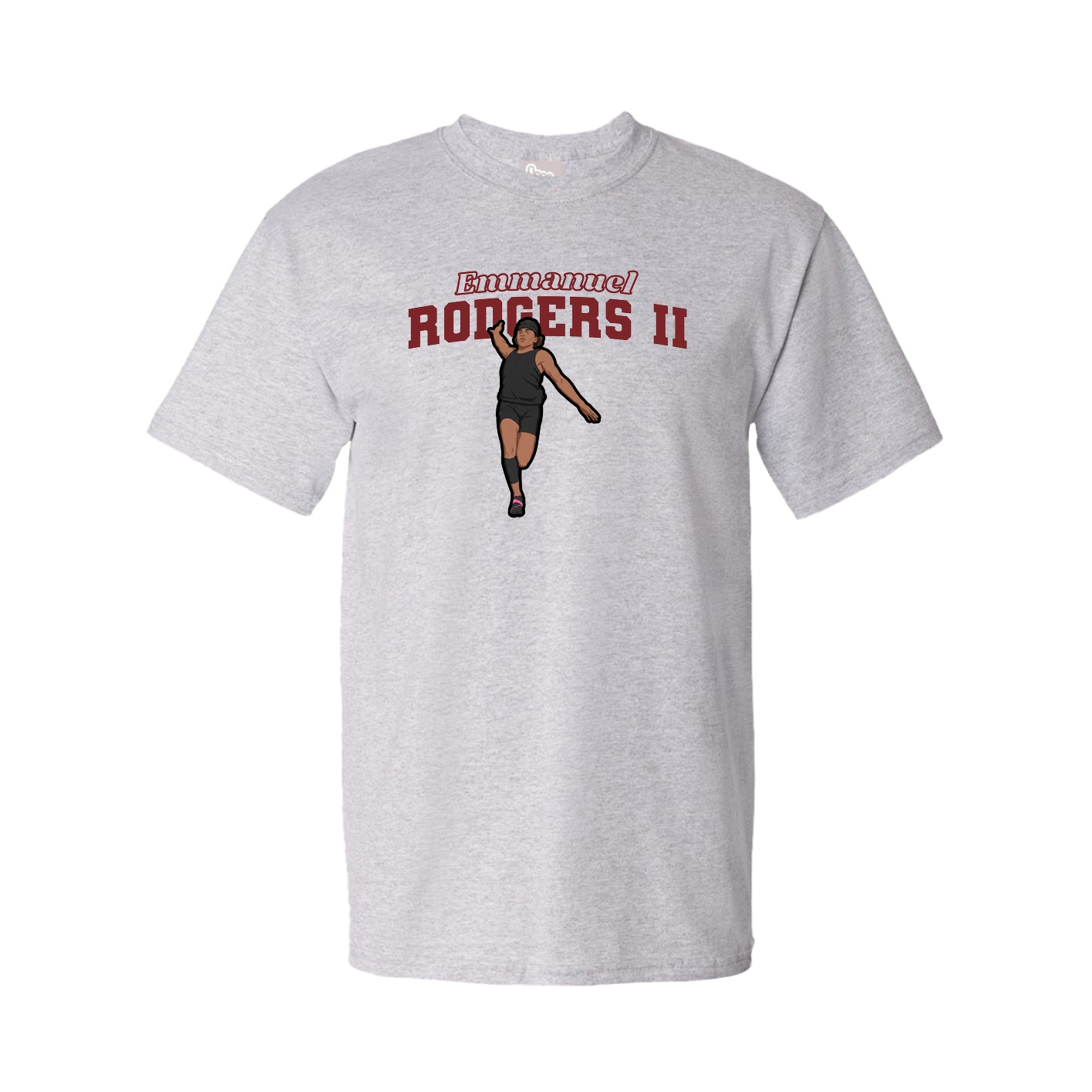 Tee — Name Arch in Grey