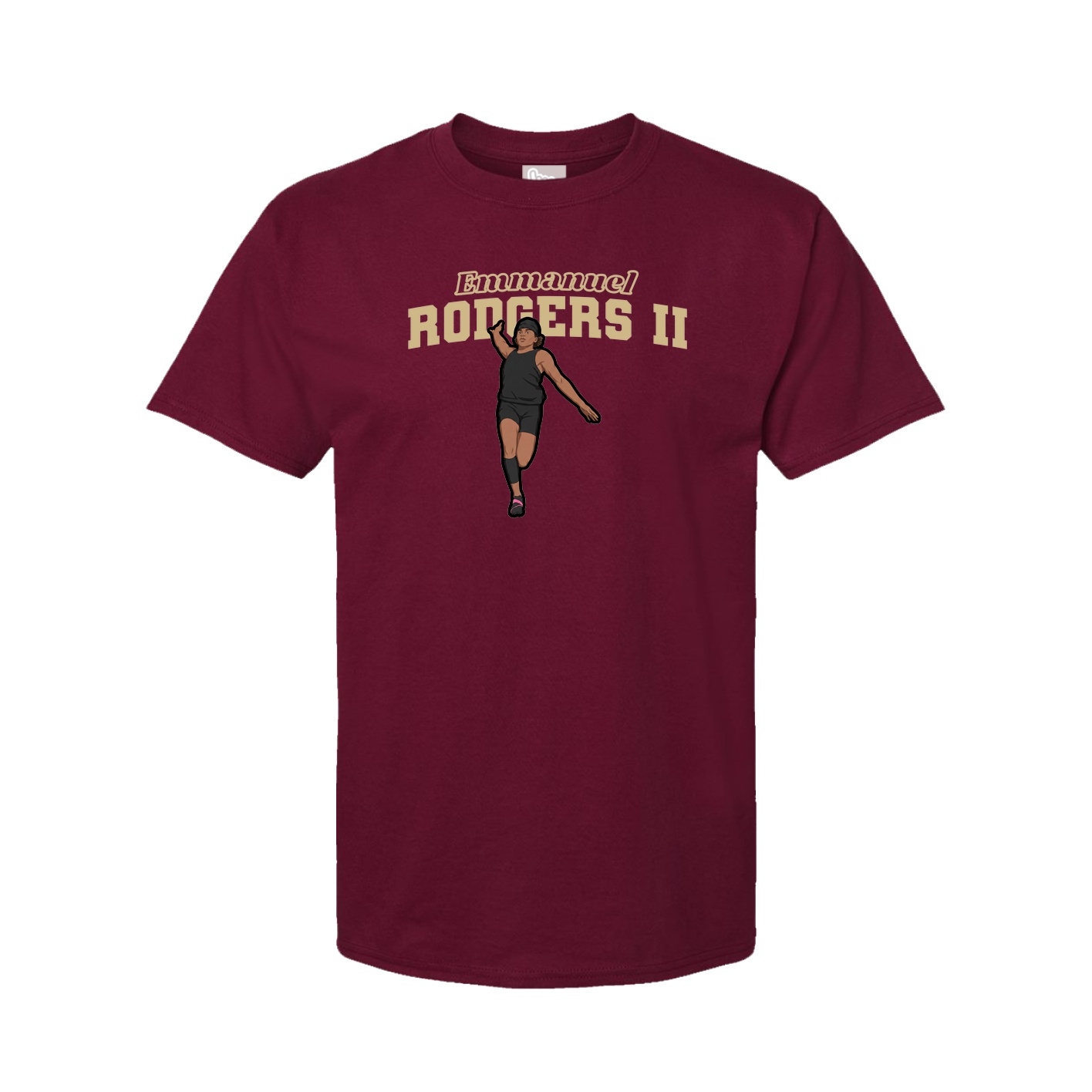 Youth Tee — Name Arch in Cardinal