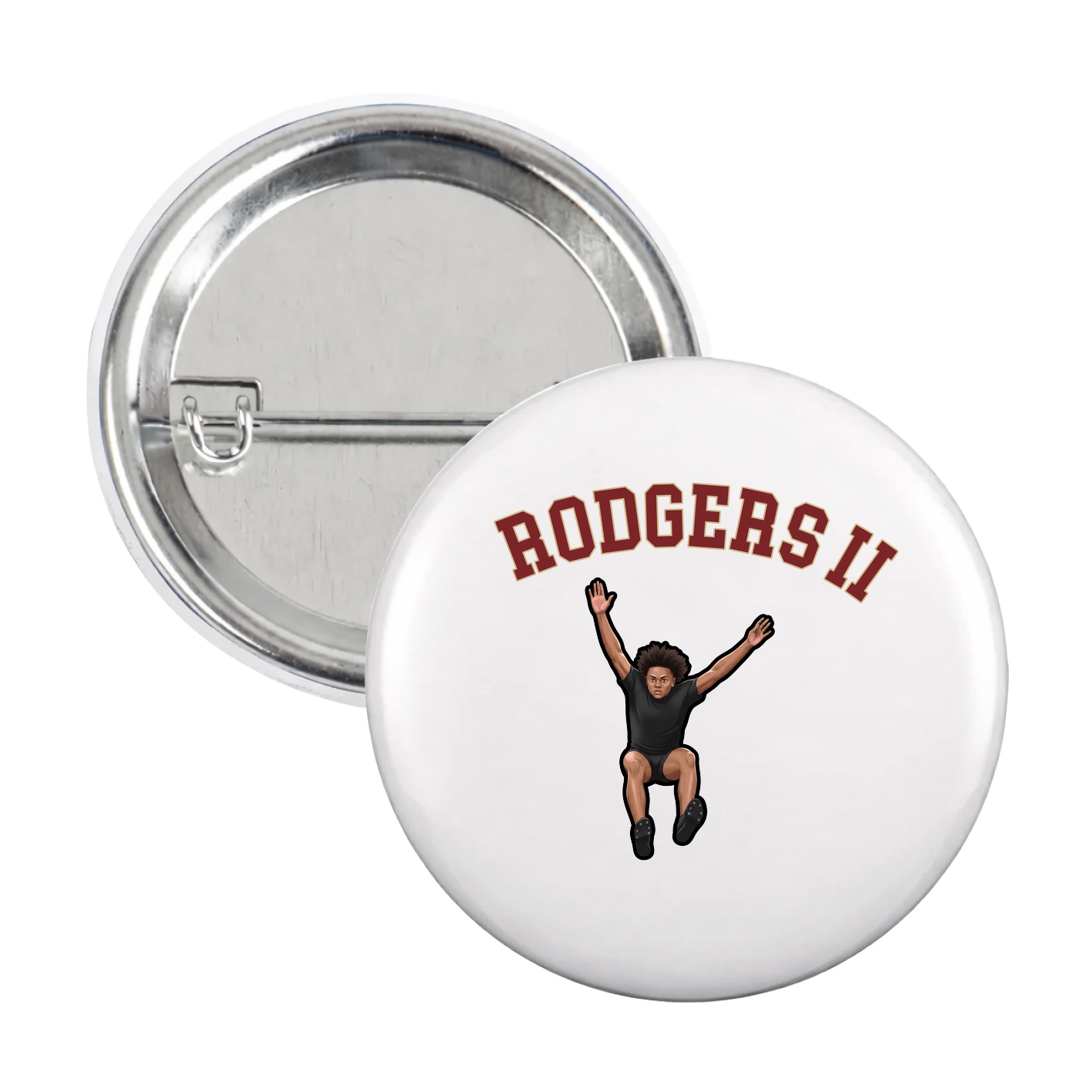 Game Day Button — Shirsey Arch in White