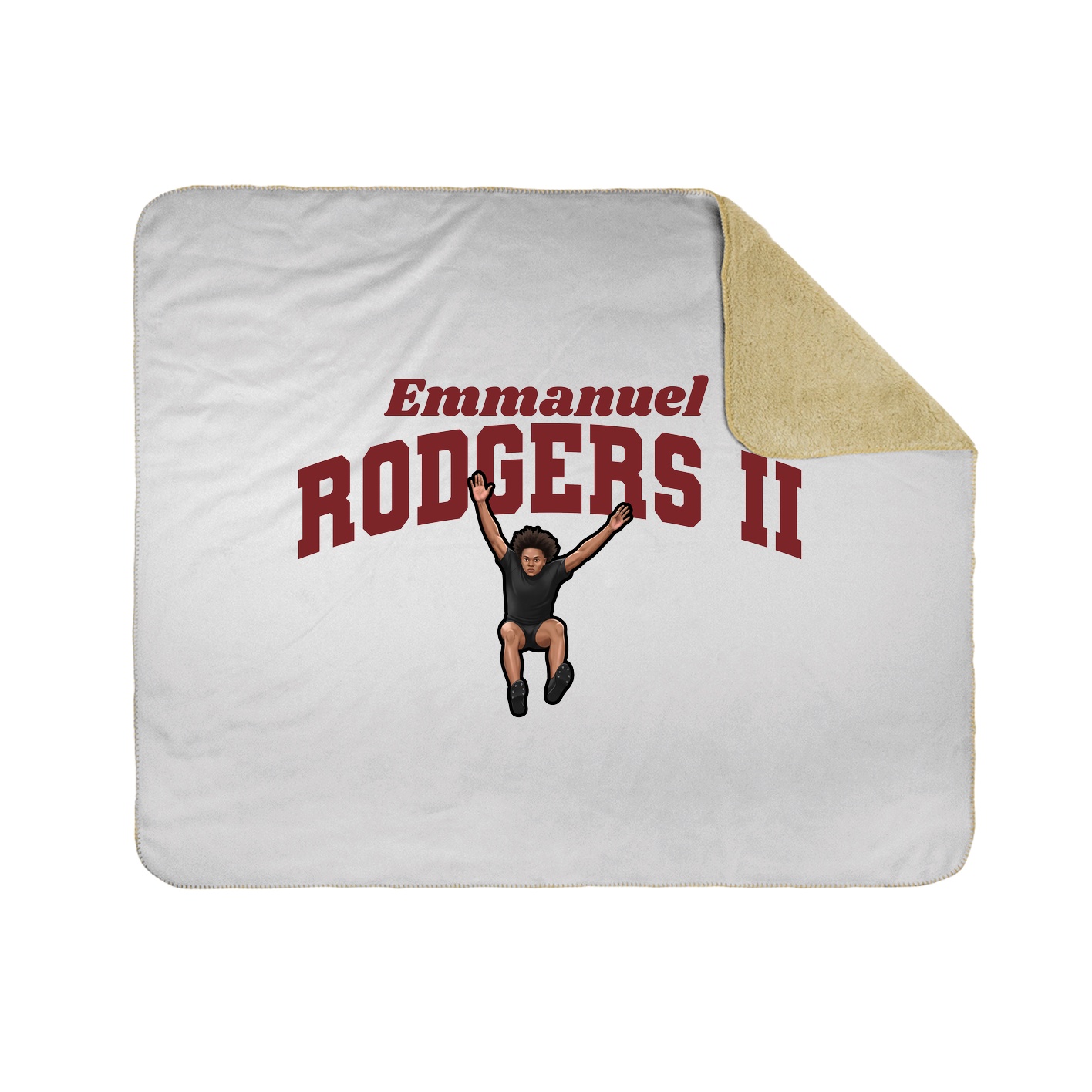 Throw Blanket — Signature Arch in White