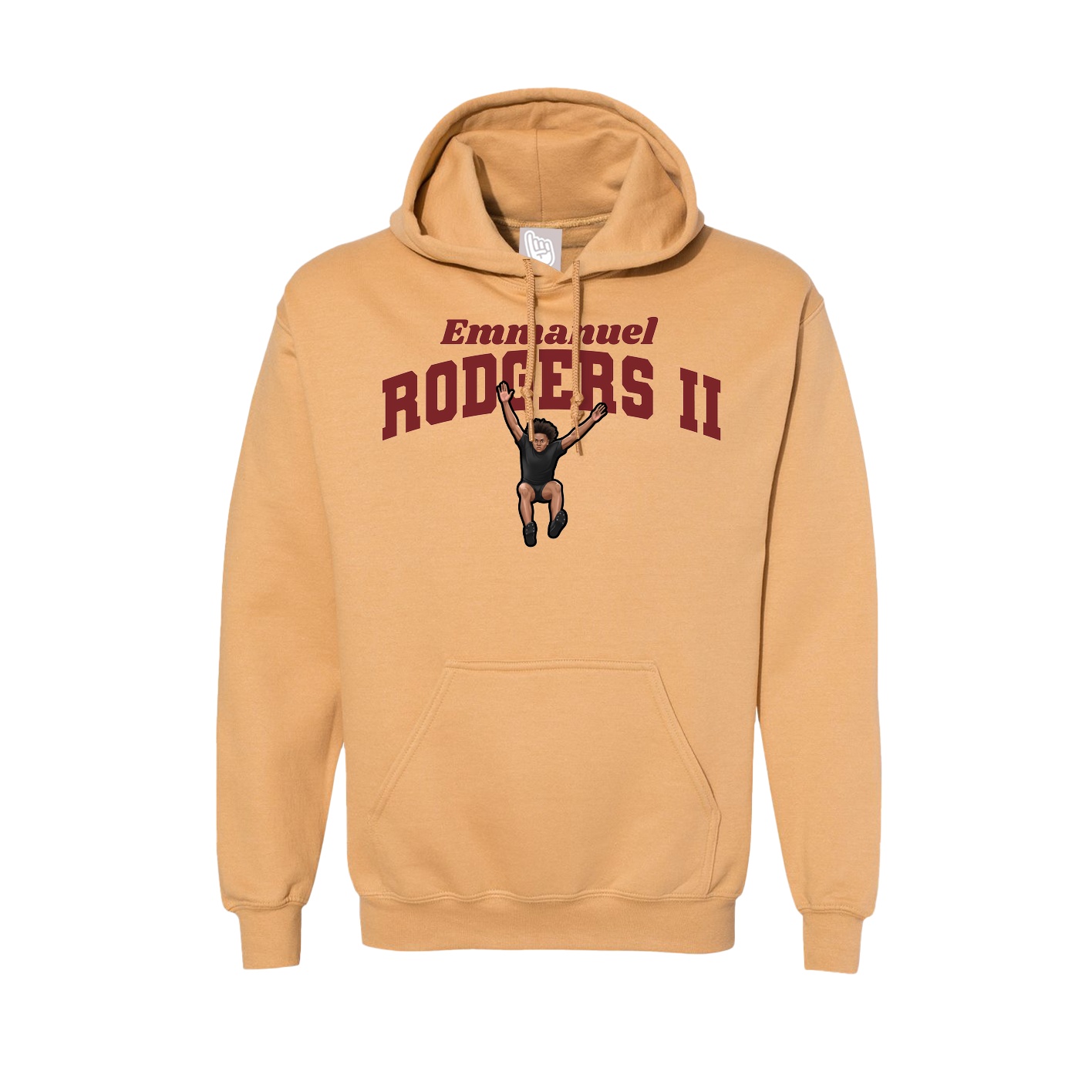 Hoodie — Signature Arch in Vegas Gold