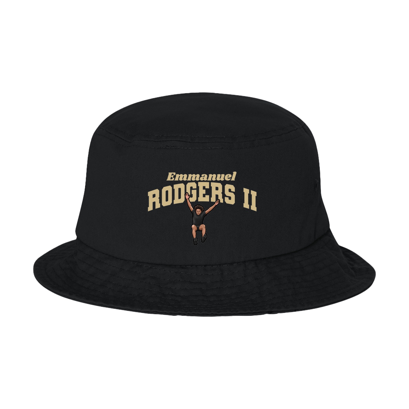 Bucket Cap — Signature Arch in Black