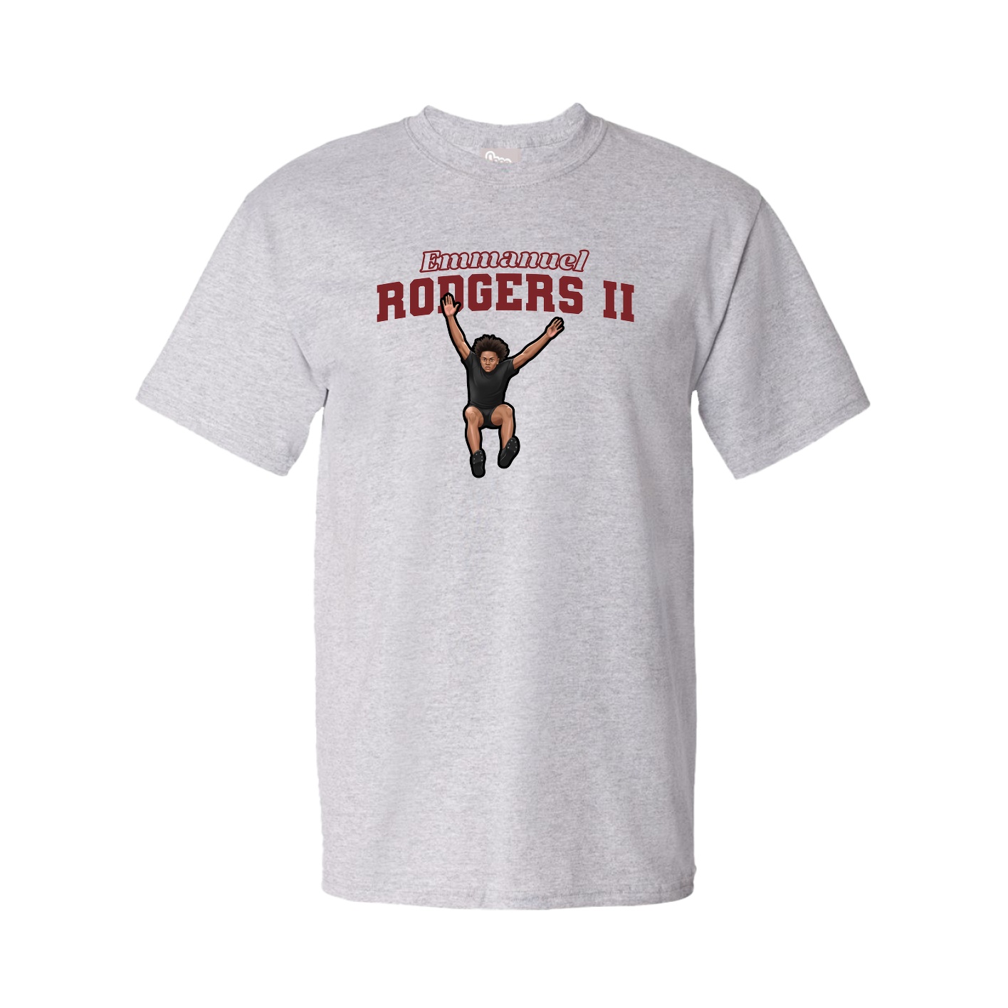 Tee — Name Arch in Grey