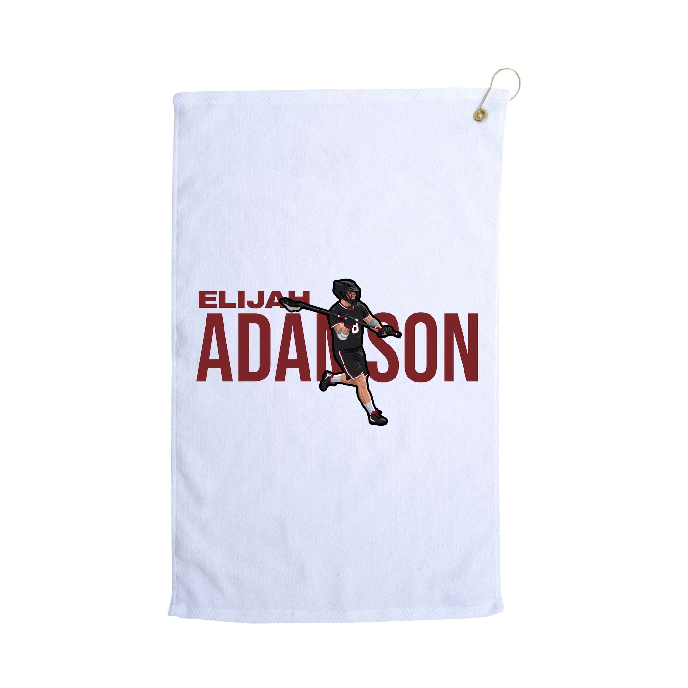 Golf Towel — Player Name in White