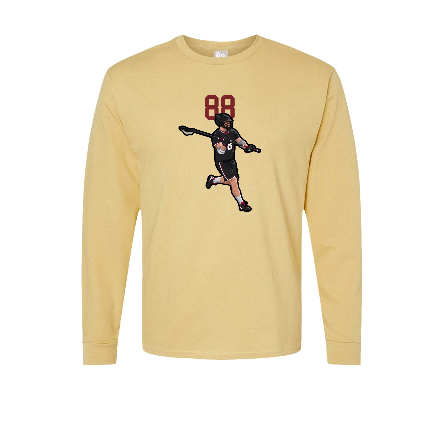 Long Sleeve Tee — Number Top in Vegas Gold