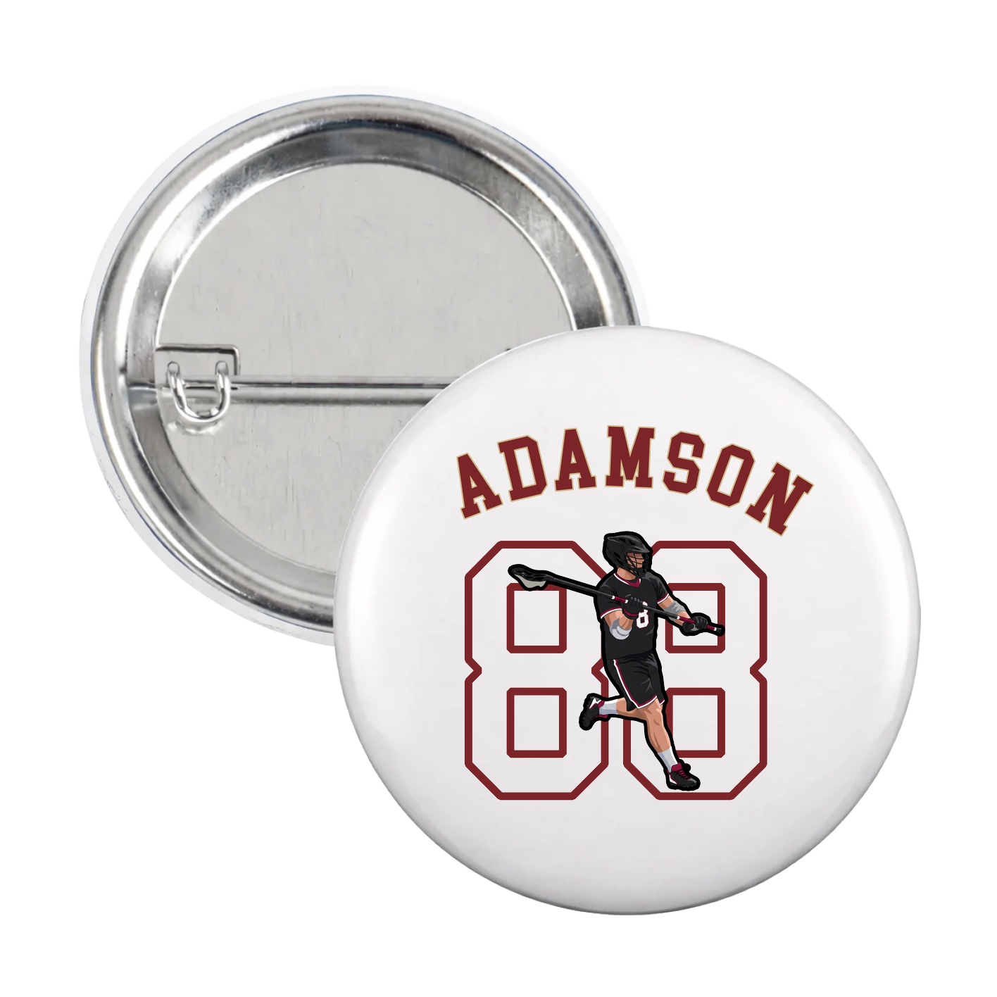 Game Day Button — Shirsey Arch in White