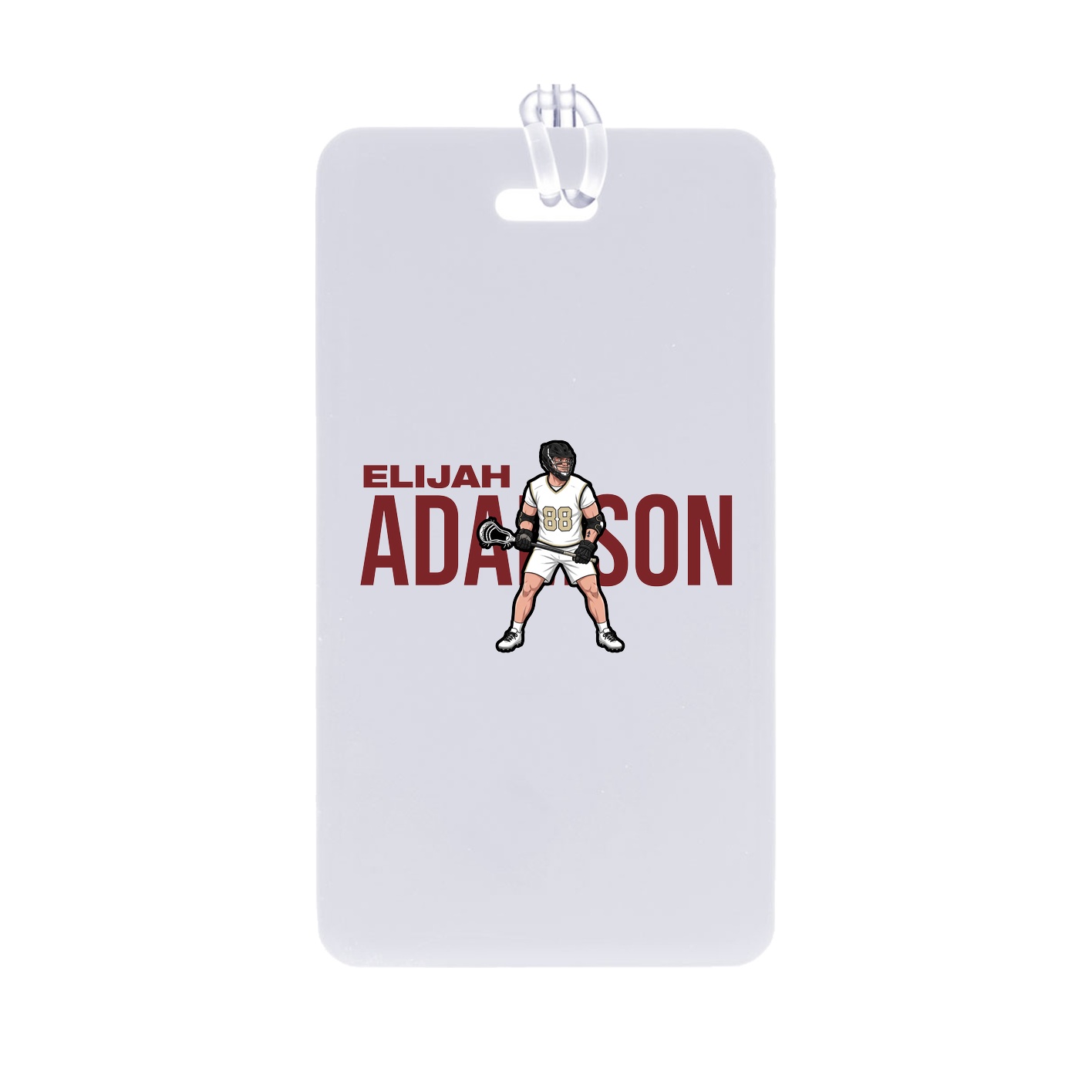 Bag Tag — Player Name in Classic