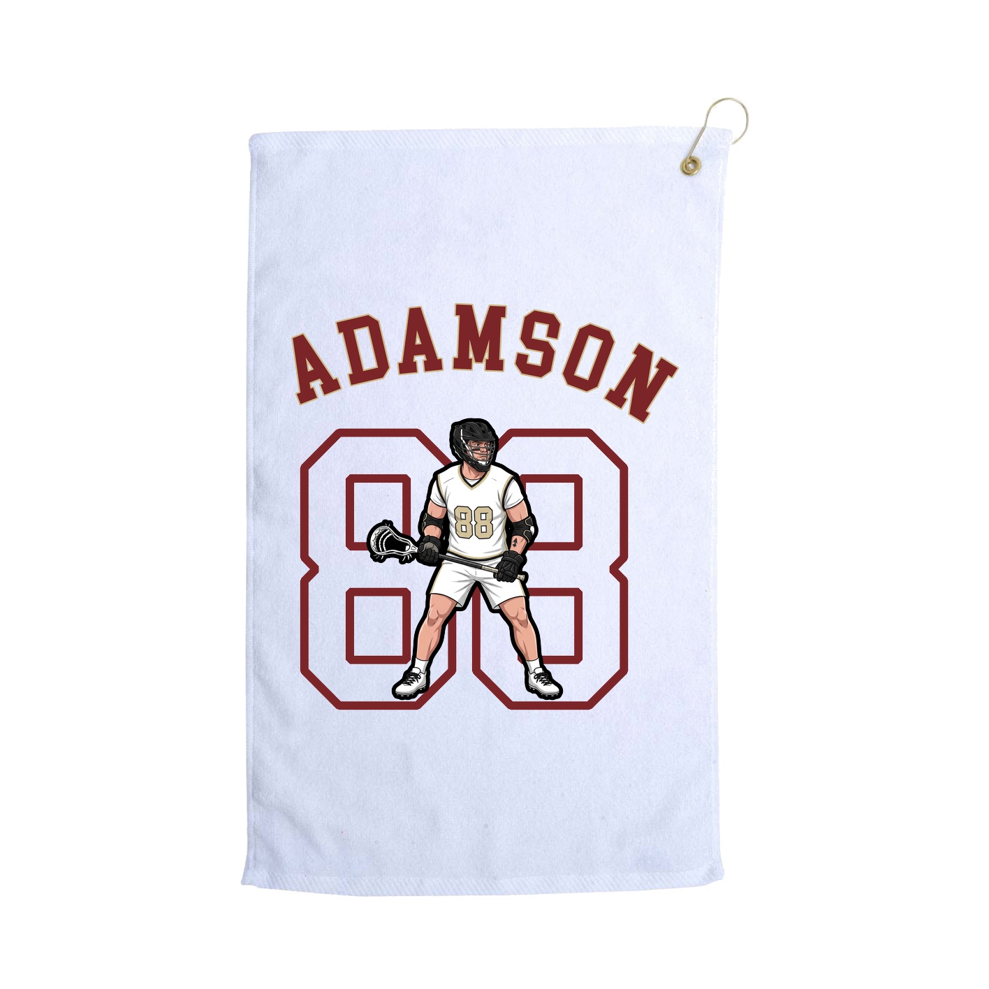 Golf Towel — Shirsey Arch in White