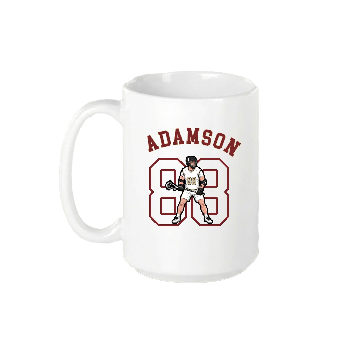 15oz Coffee Mug — Shirsey Arch in White