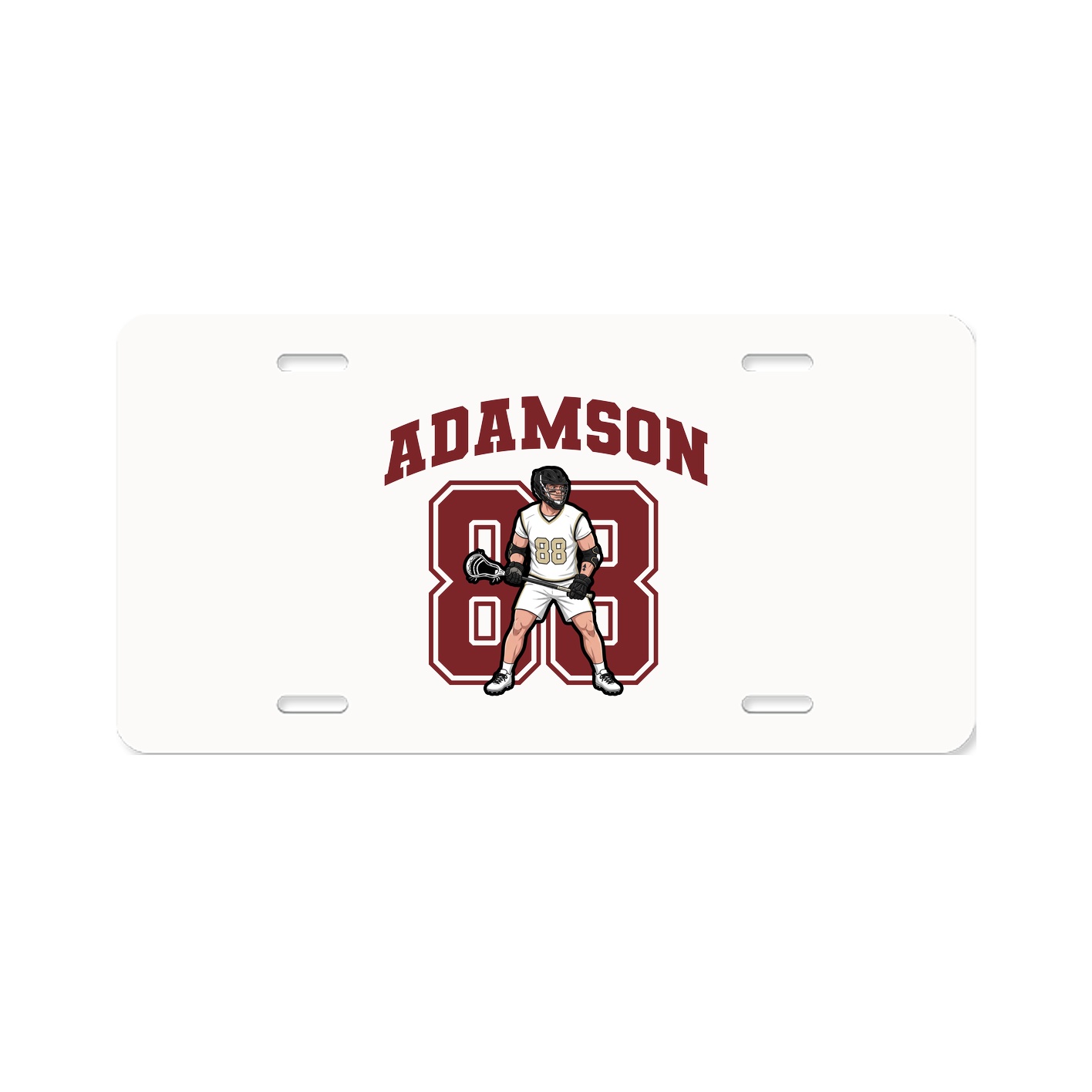 License Plate — Number in Classic
