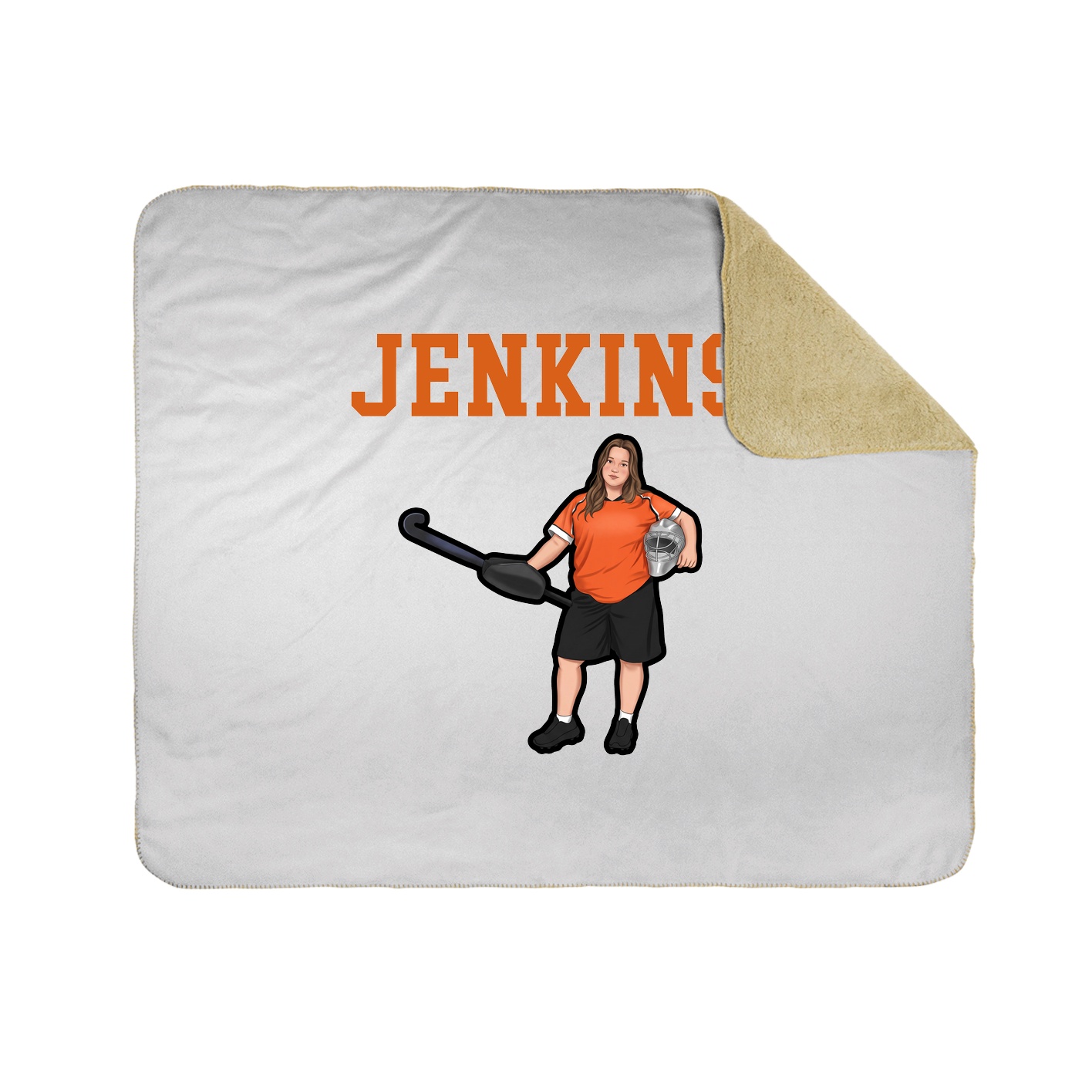 Throw Blanket — Shirsey in White