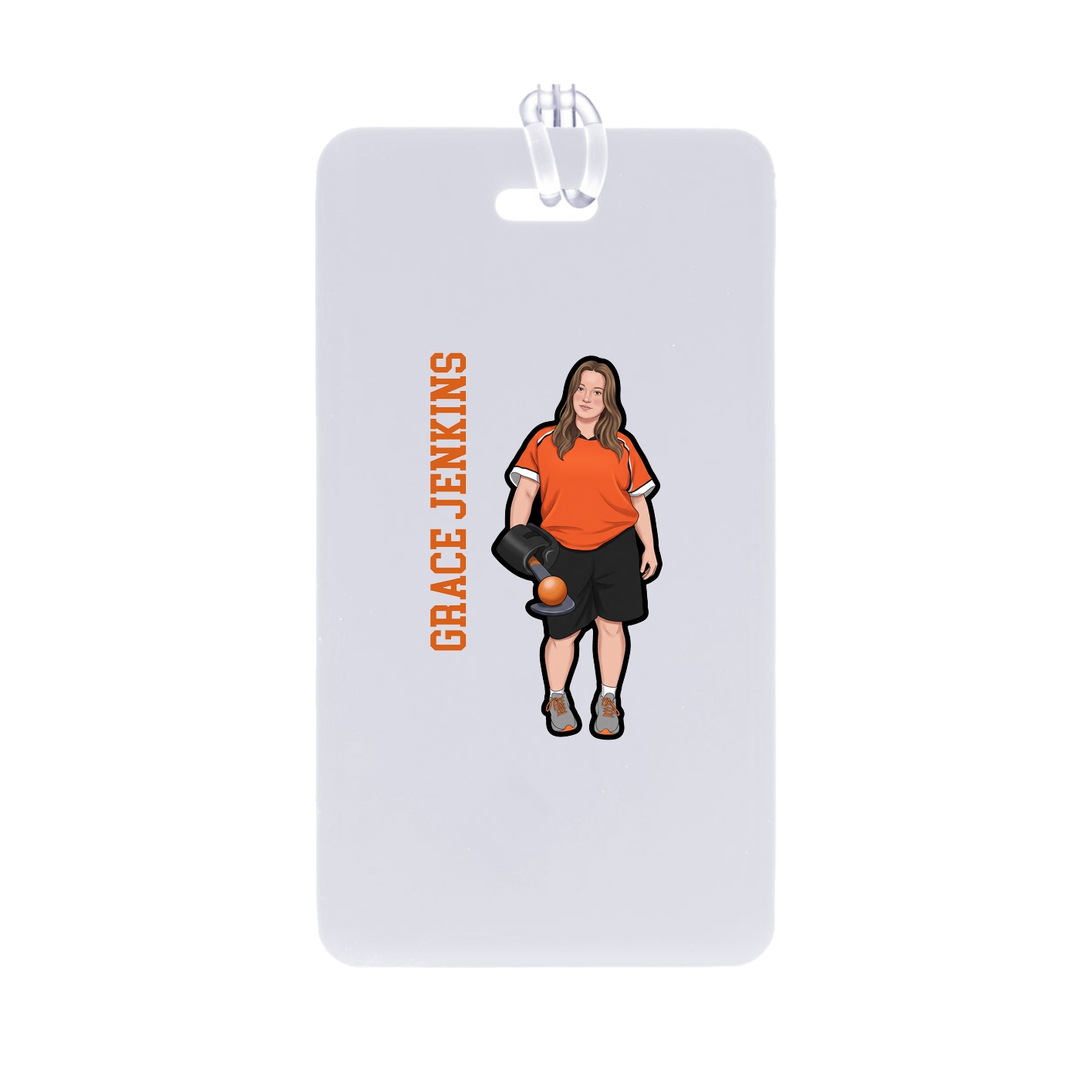 Bag Tag — Name Vertical in Classic