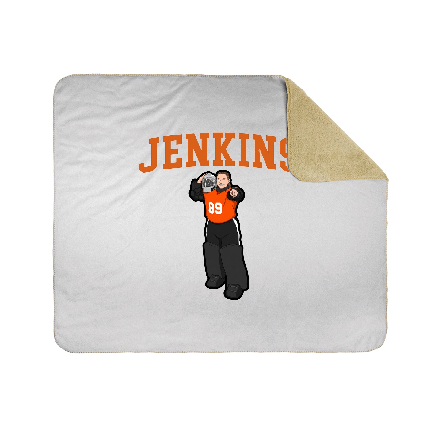 Throw Blanket — Shirsey in White
