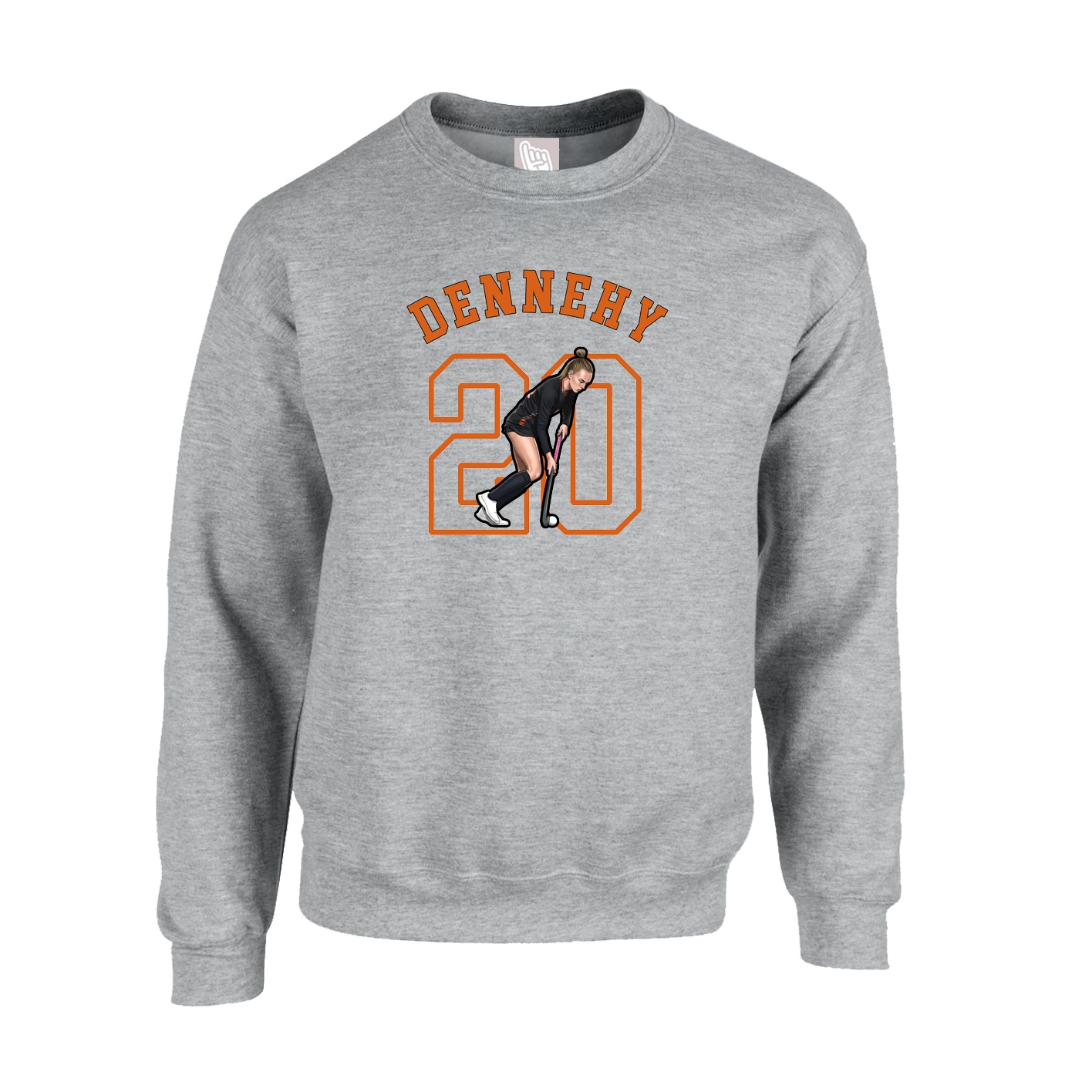 Fleece Crew — Shirsey Arch in Grey