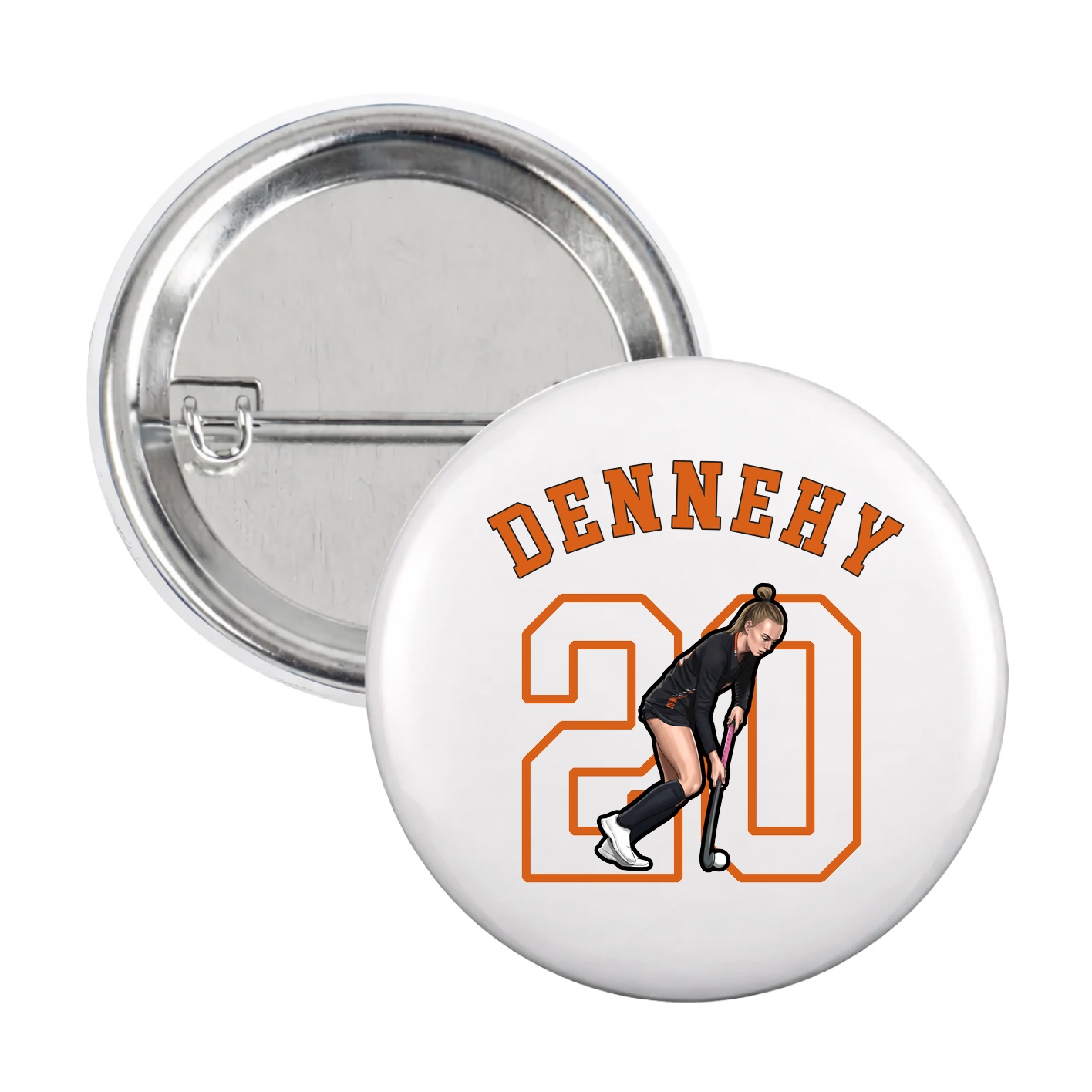 Game Day Button — Shirsey Arch in White