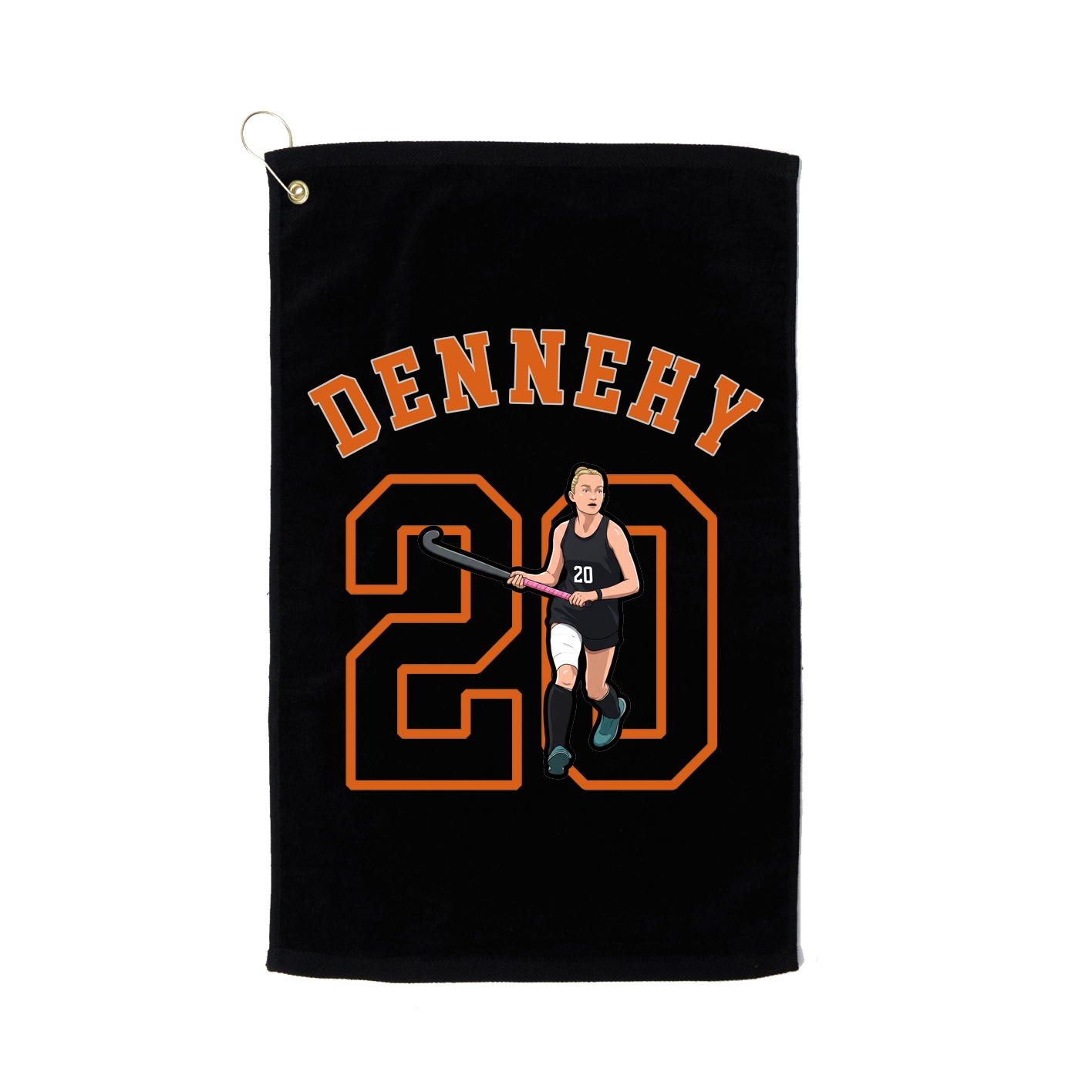 Golf Towel — Shirsey Arch in Black